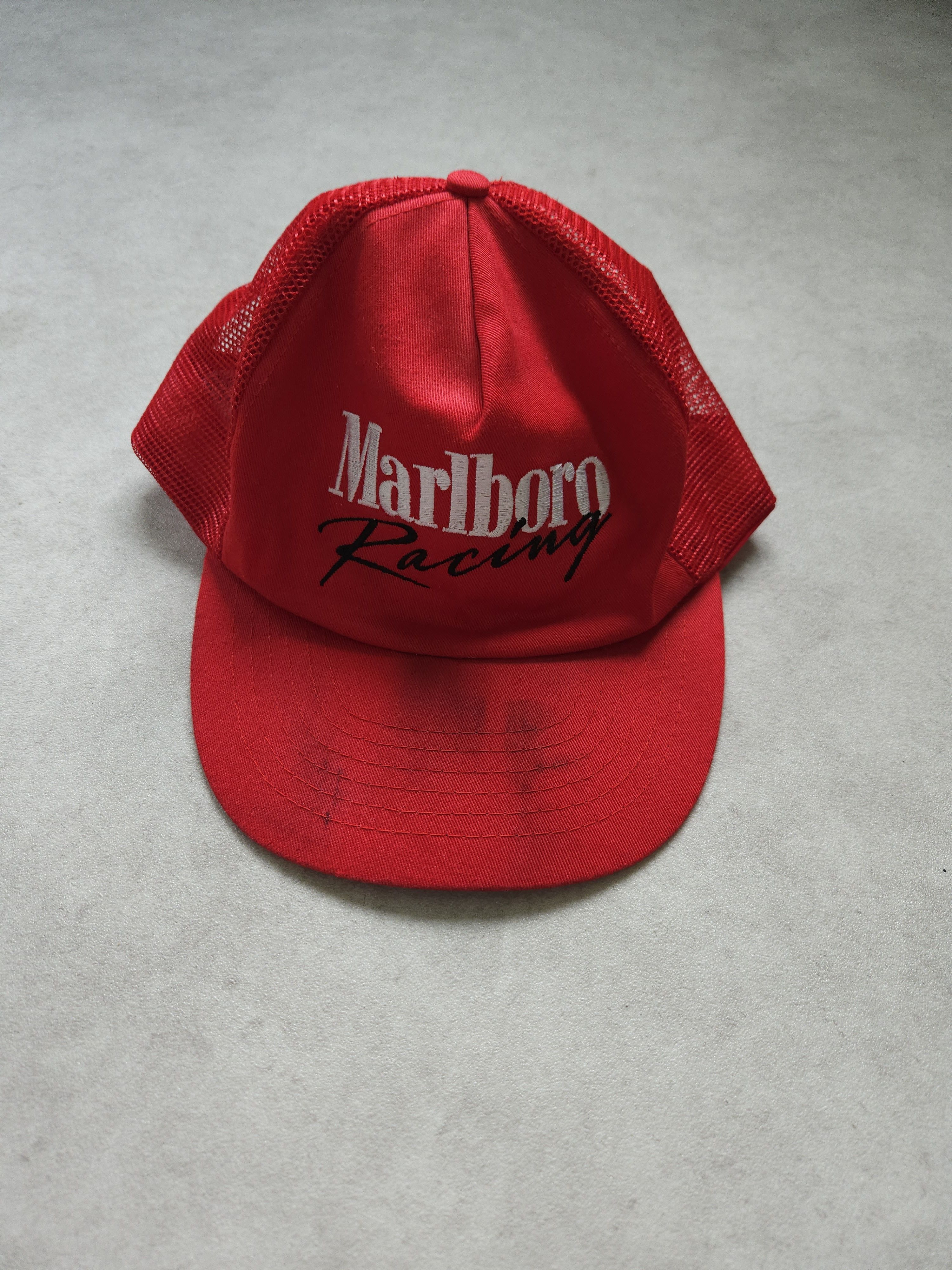 Marlboro Vintage Marlboro racing mesh hat snapback Size ONE SIZE - 1 Thumbnail