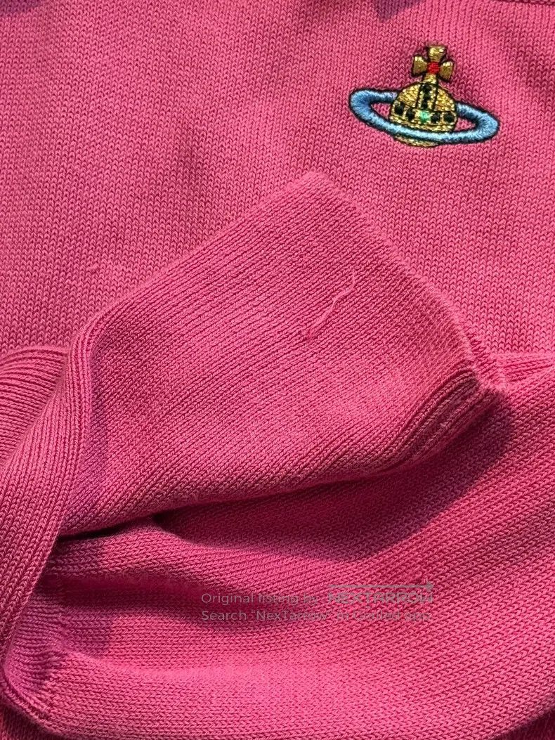 Vivienne Westwood Vivienne Westwood Rose Pink Saturn Embroidery Knit Seven-Q Size M / US 6-8 / IT 42-44 - 7 Thumbnail