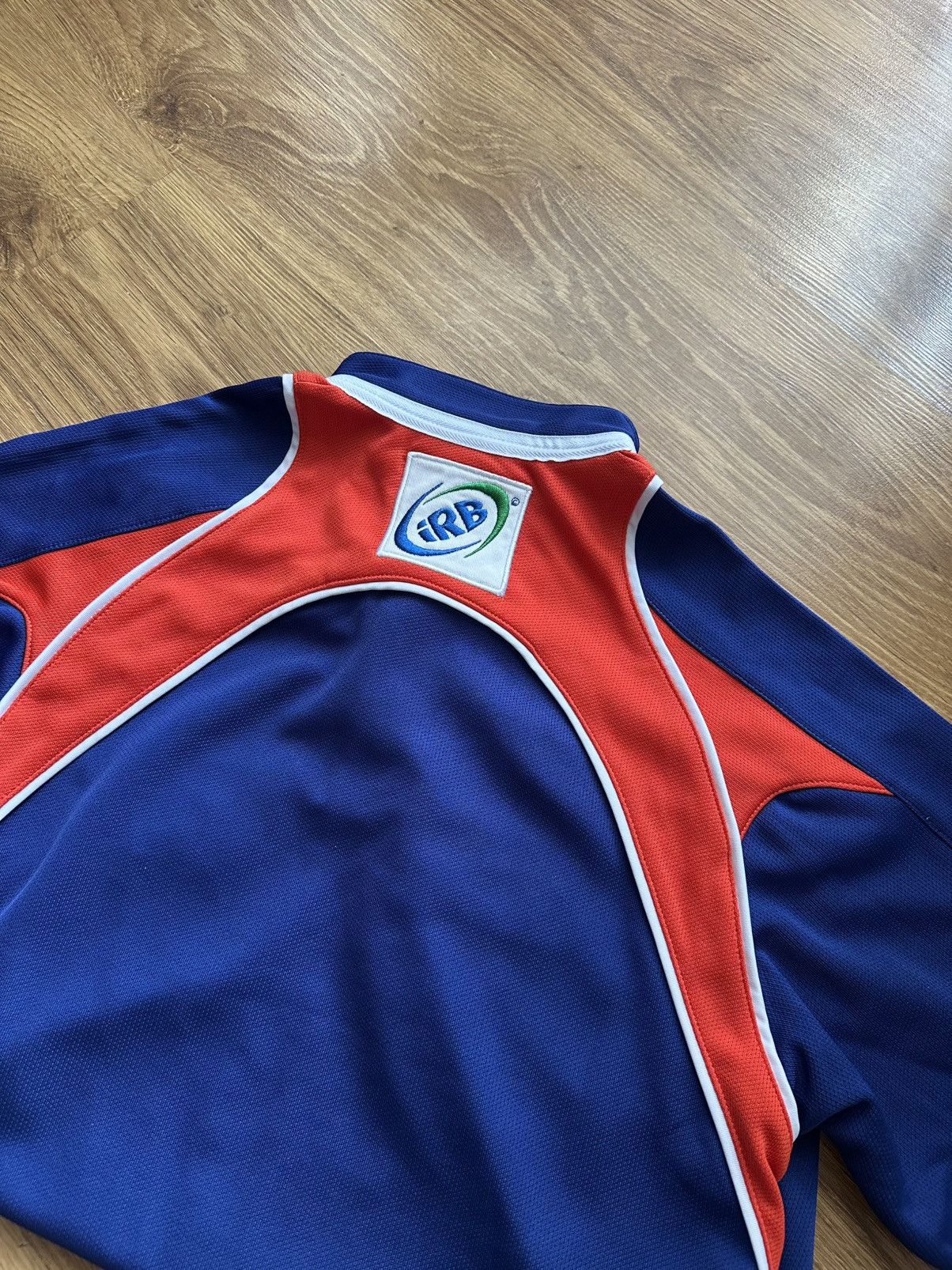 Canterbury of New Zealand × Vintage Canterbury World Rugby Referee Blue Shirt Jersey IRB Size US S / EU 44-46 / 1 - 7 Thumbnail