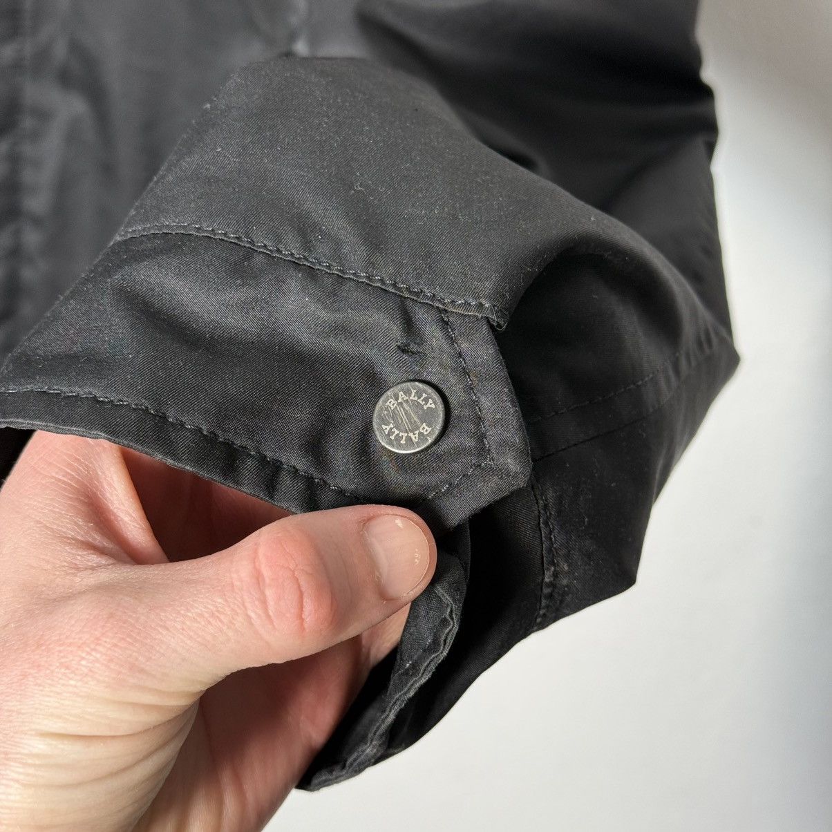 Bally Bally Vintage Mens Black Bomber Size US M / EU 48-50 / 2 - 5 Thumbnail