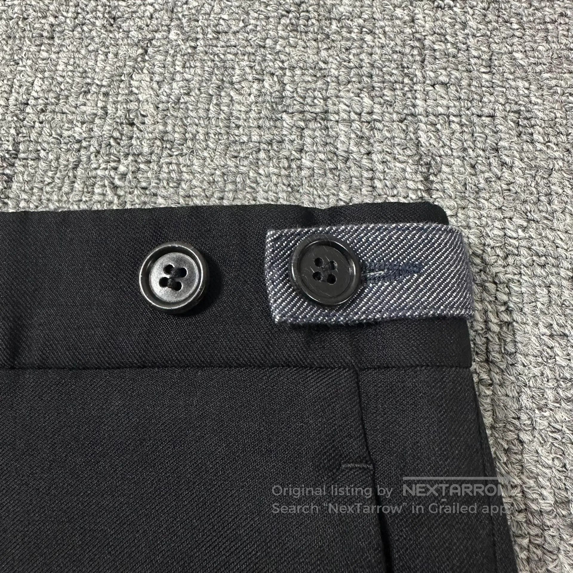 Dior Dior Homme Wool Side-Adjuster Trousers. Size US 30 / EU 46 - 2 Thumbnail