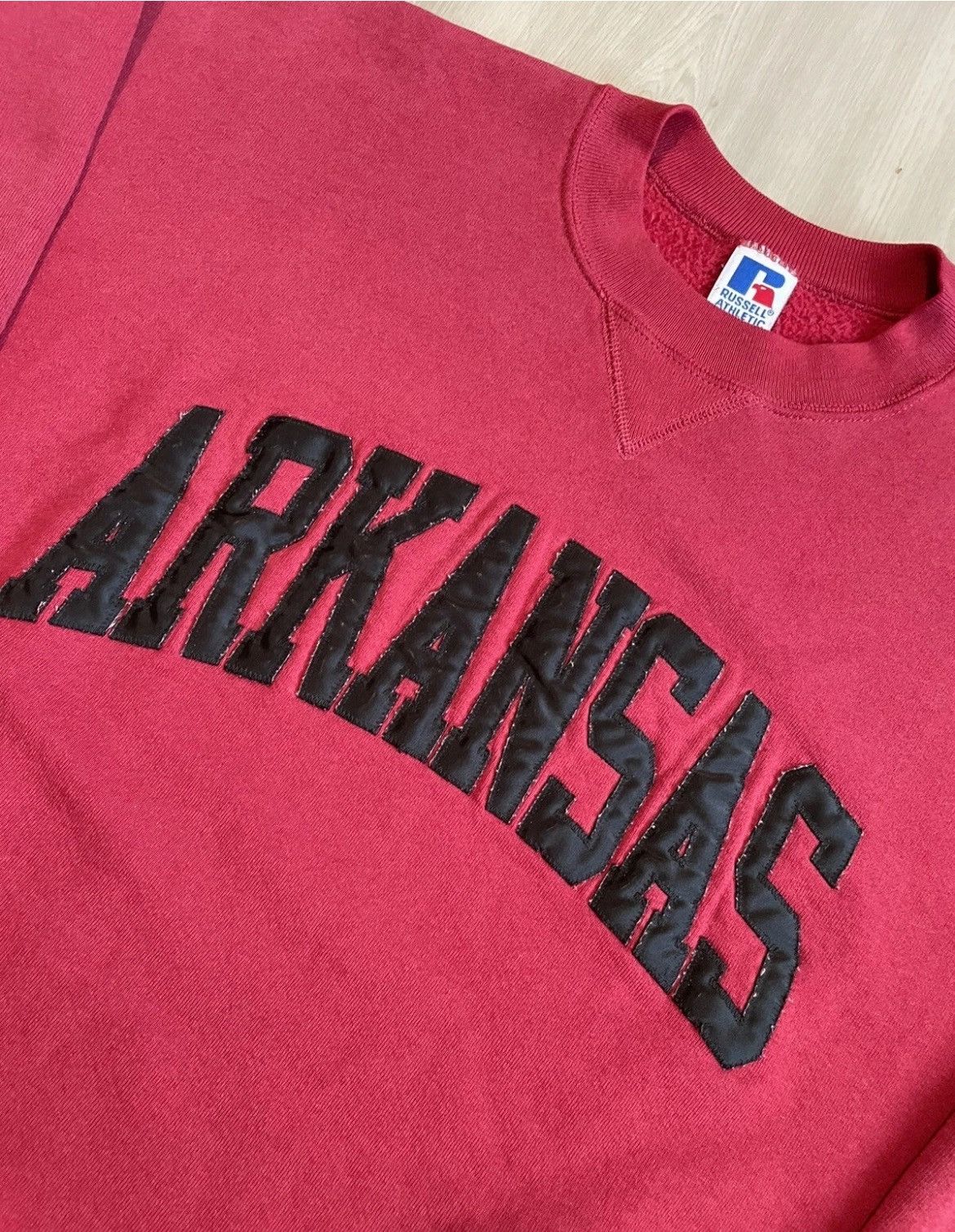 Russell Athletic Vintage University Of Arkansas Russell Crewneck USA XL Size US XL / EU 56 / 4 - 2 Thumbnail