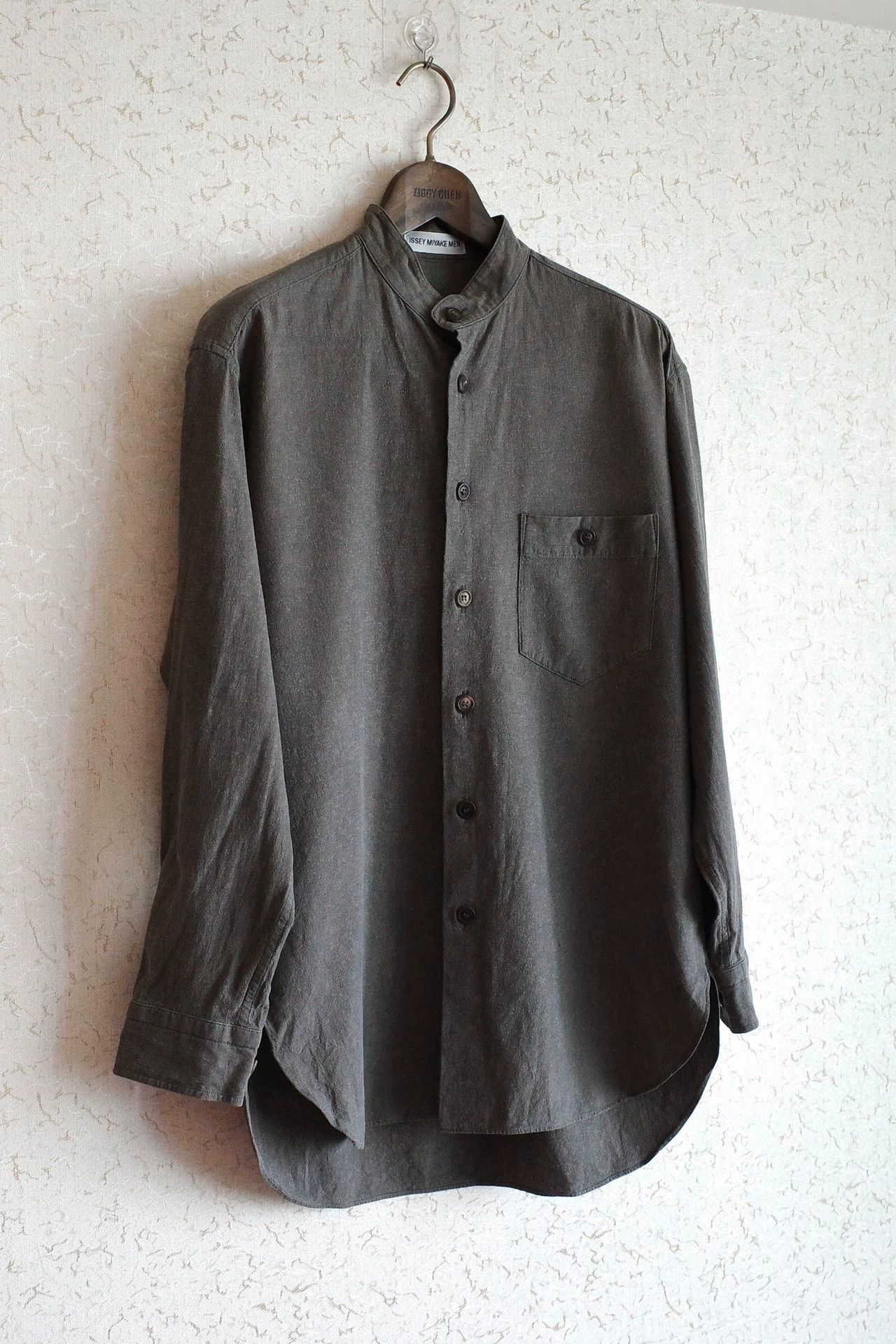 Issey Miyake Issey Miyake Men 90s Tussah Silk Blend Shirt Size US S / EU 44-46 / 1 - 2 Thumbnail
