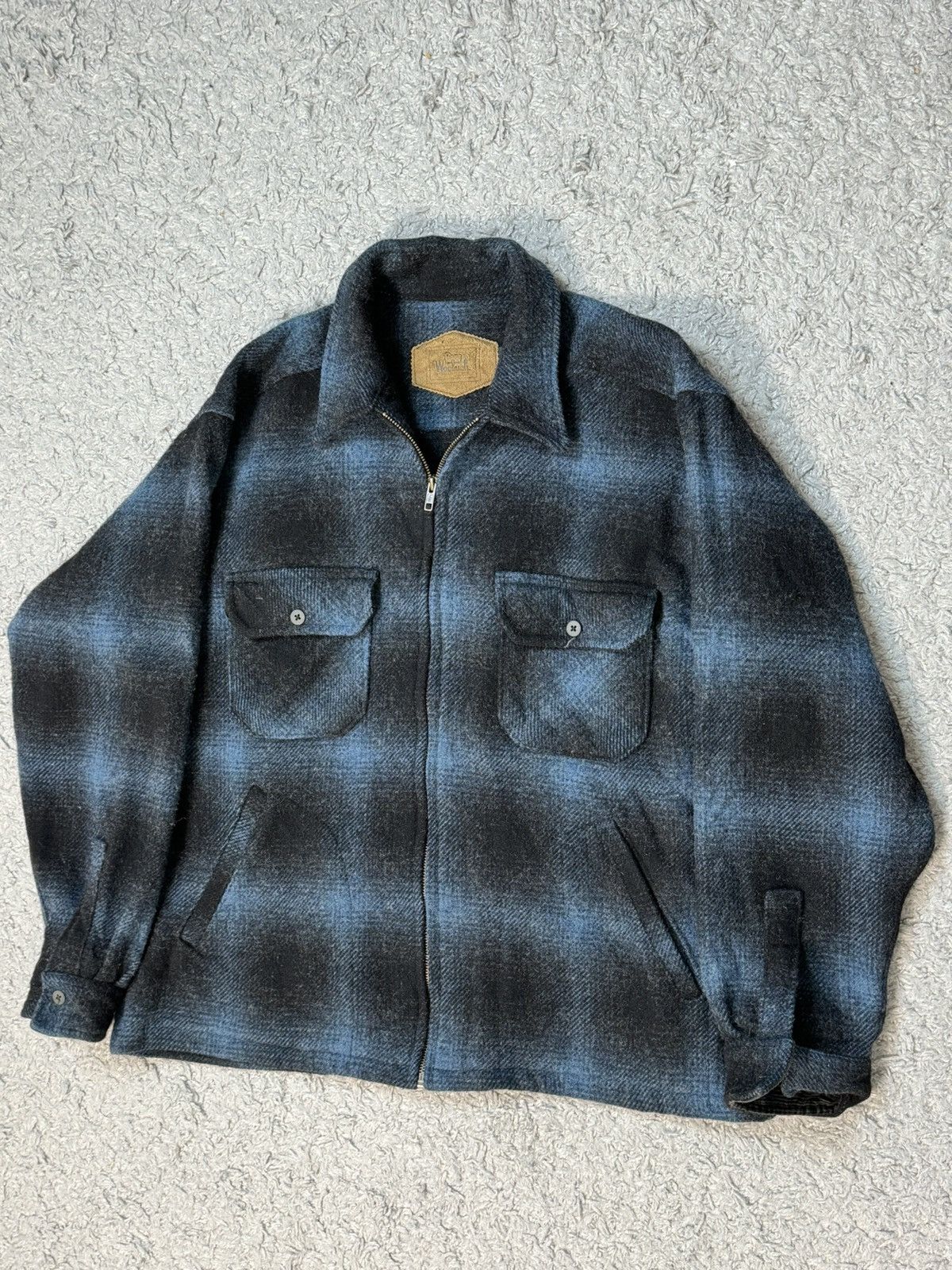 Woolrich Woolen Mills !extremely rare Made in USA Woolrich 1990 wool jacket Size US L / EU 52-54 / 3 - 2 Thumbnail