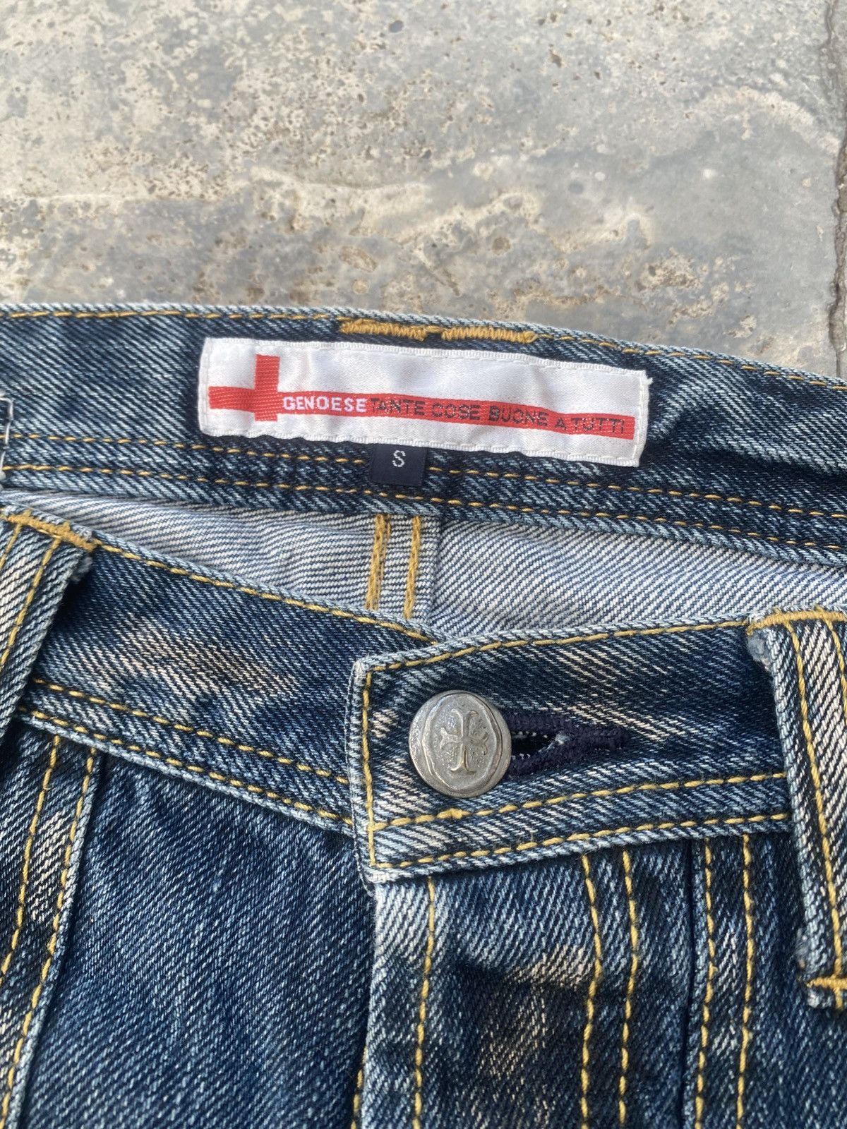 If Six Was Nine GENOESE Vampire Flared Jeans Size US 27 - 11 Thumbnail