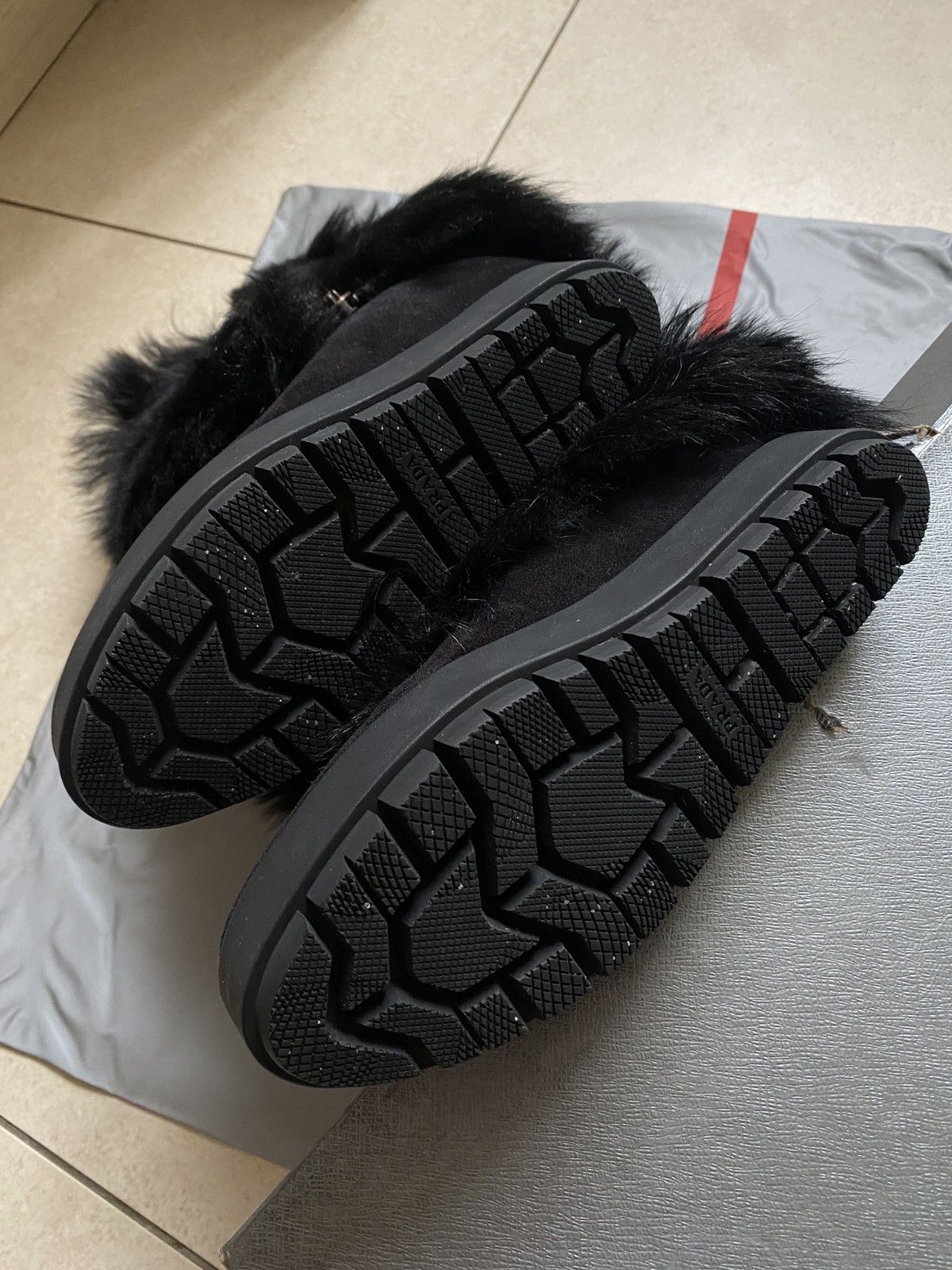 Prada Vintage y2k Prada Fur & Suede Boots Size US 6 / IT 36 - 6 Thumbnail