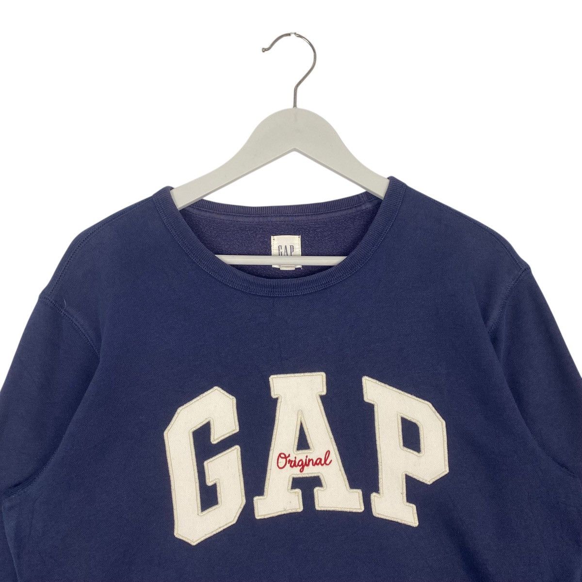 Other Vintage GAP Big Logo Printed NavyBlue Pullover Jumper Size S Size US S / EU 44-46 / 1 - 4 Thumbnail