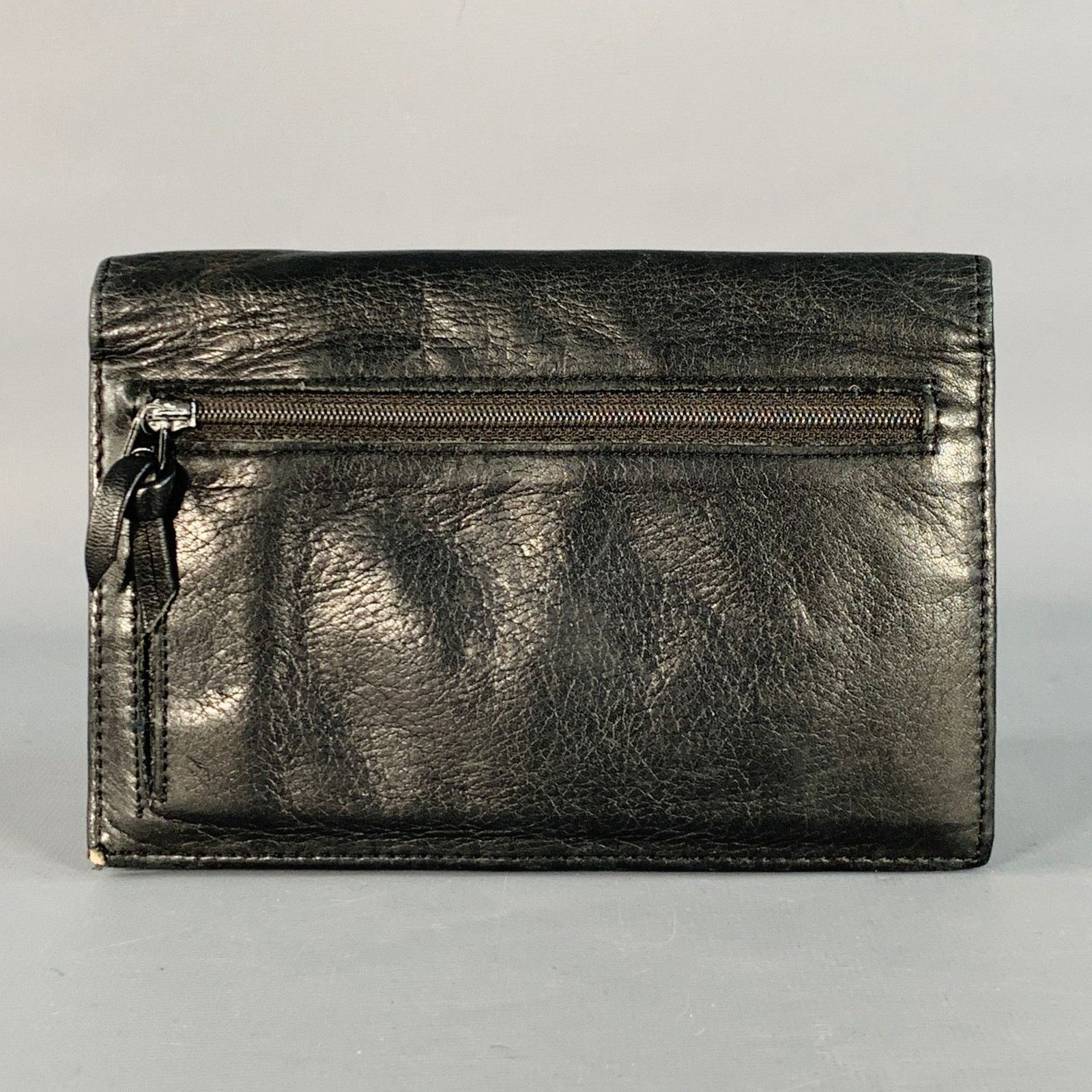 Donna Karan DONNA KARAN Black Gold Leather Wallet Size ONE SIZE - 2 Thumbnail