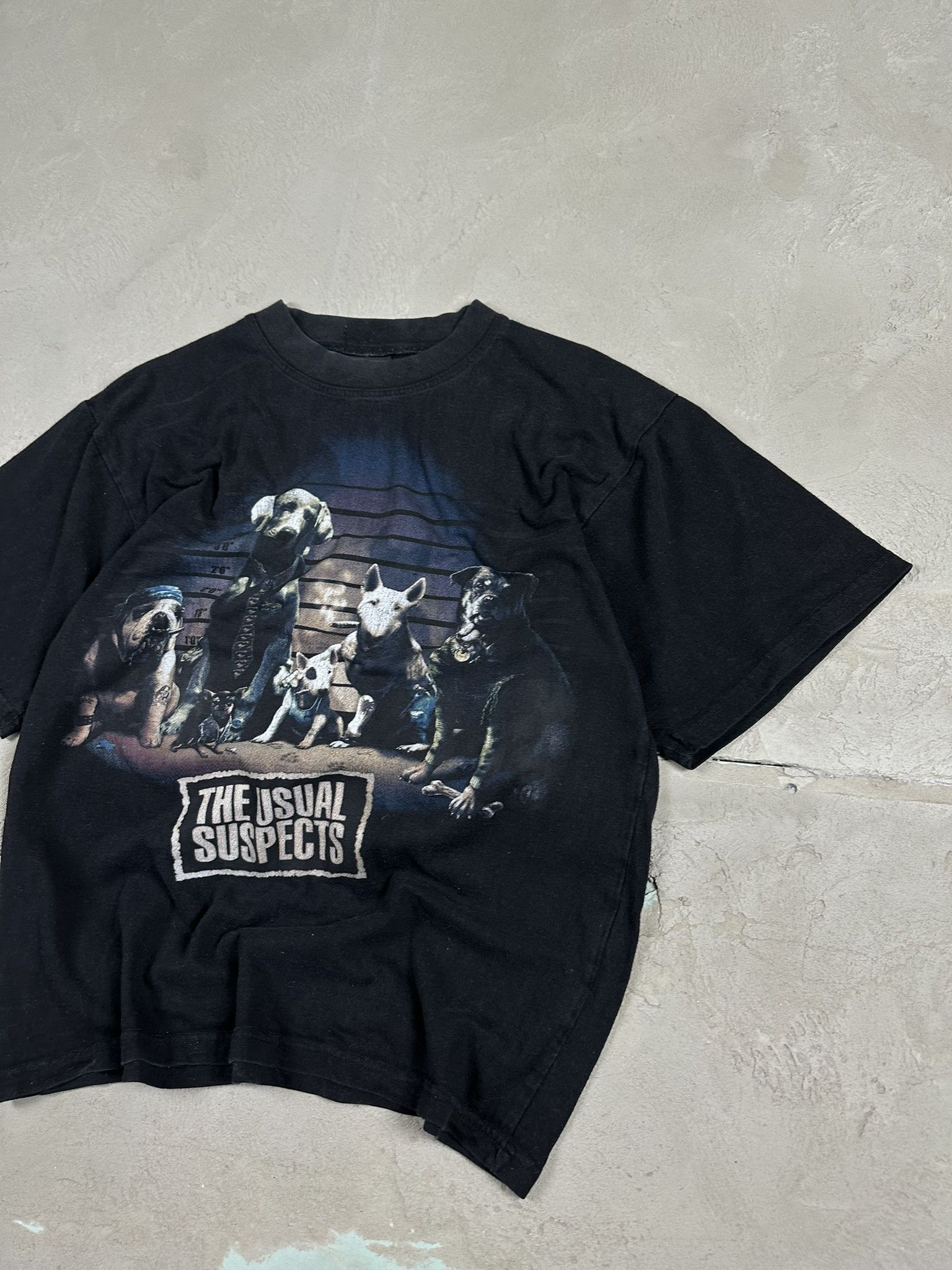 Vintage Vintage The Usual Suspect Dogs Animal Graphic T-shirt Size US M / EU 48-50 / 2 - 3 Thumbnail