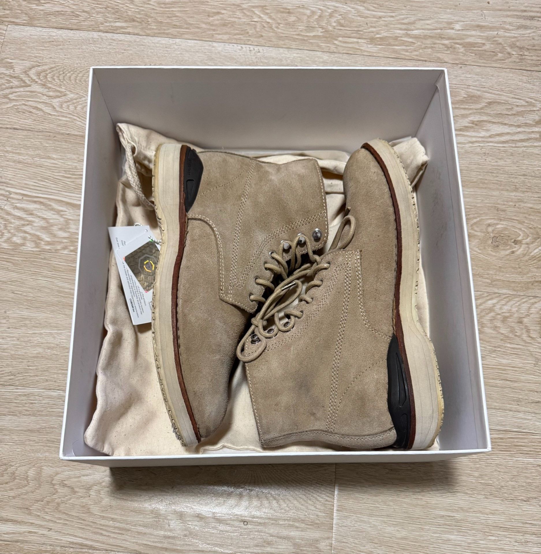 Visvim Canoe Moc II-Folk Full Grain Veg Leather | Grailed