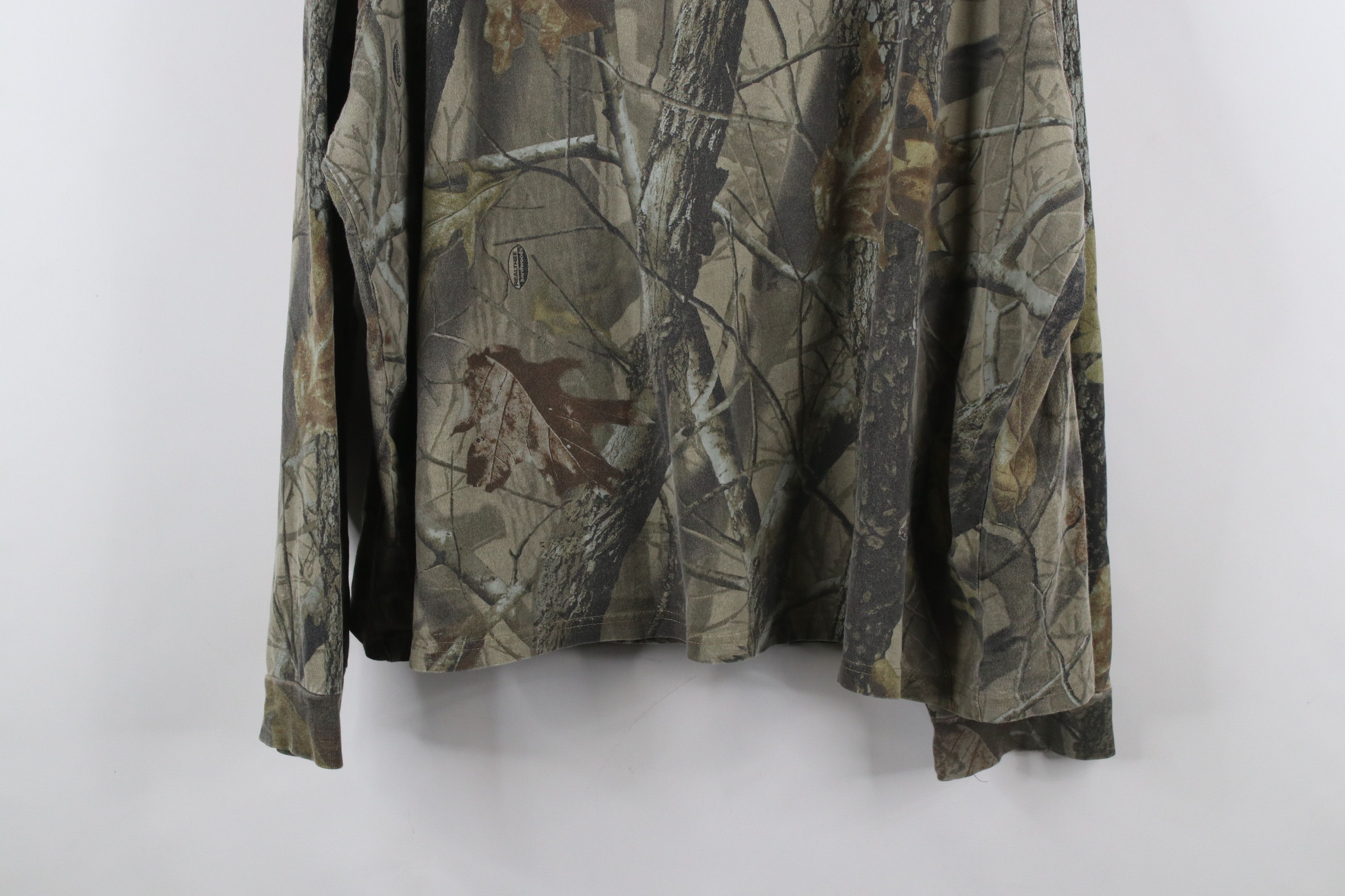 Vintage Vintage Streetwear Realtree Camouflage Long Sleeve T-Shirt Size US XXL / EU 58 / 5 - 12 Thumbnail