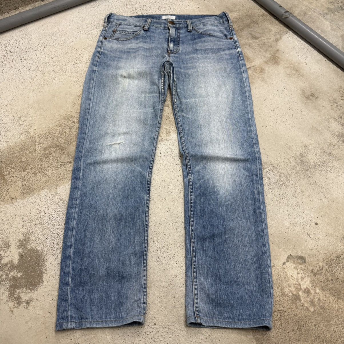 Japanese Brand Jiyuku Timeless Japan Denim Fabric Pants Size 24" / US 00 / IT 34 - 3 Thumbnail