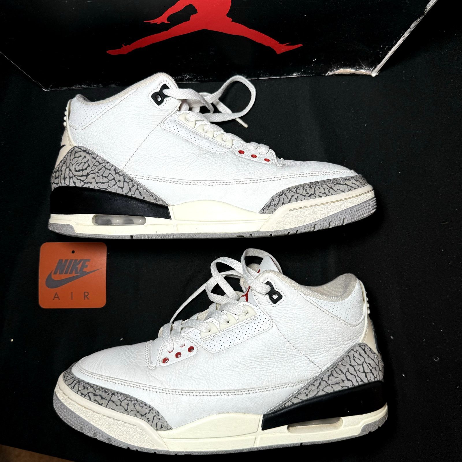 Jordan Brand × Nike Nike Air Jordan 3 Retro White Cement Reimagined - Size 9.5 Size US 9.5 / EU 42-43 - 2 Thumbnail