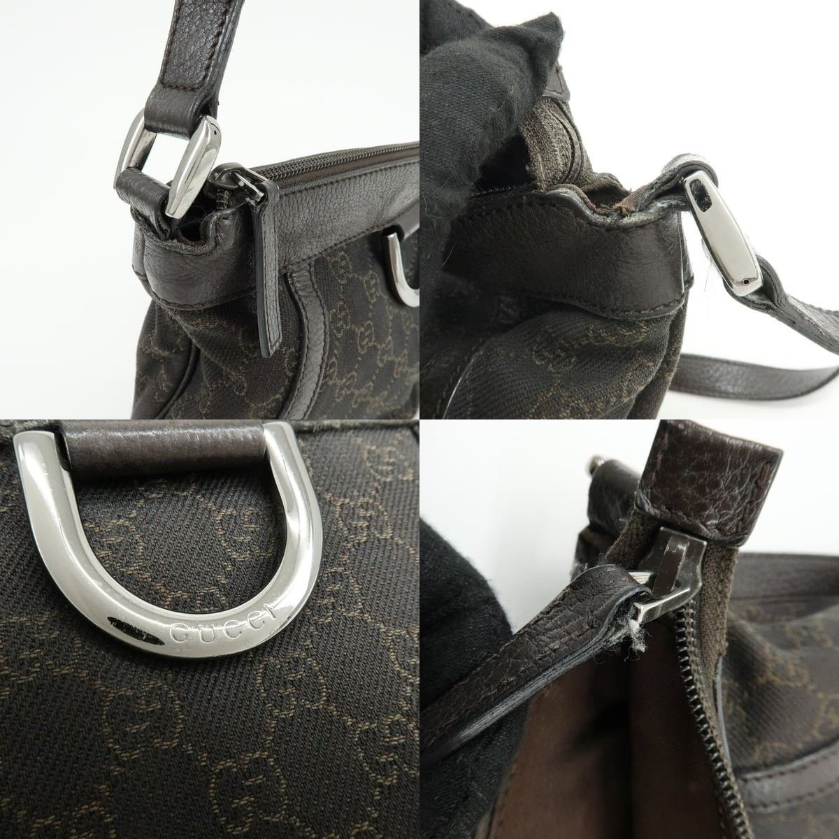 Gucci Gucci Abbey GG Canvas Shoulder Bag Brown Size ONE SIZE - 6 Thumbnail