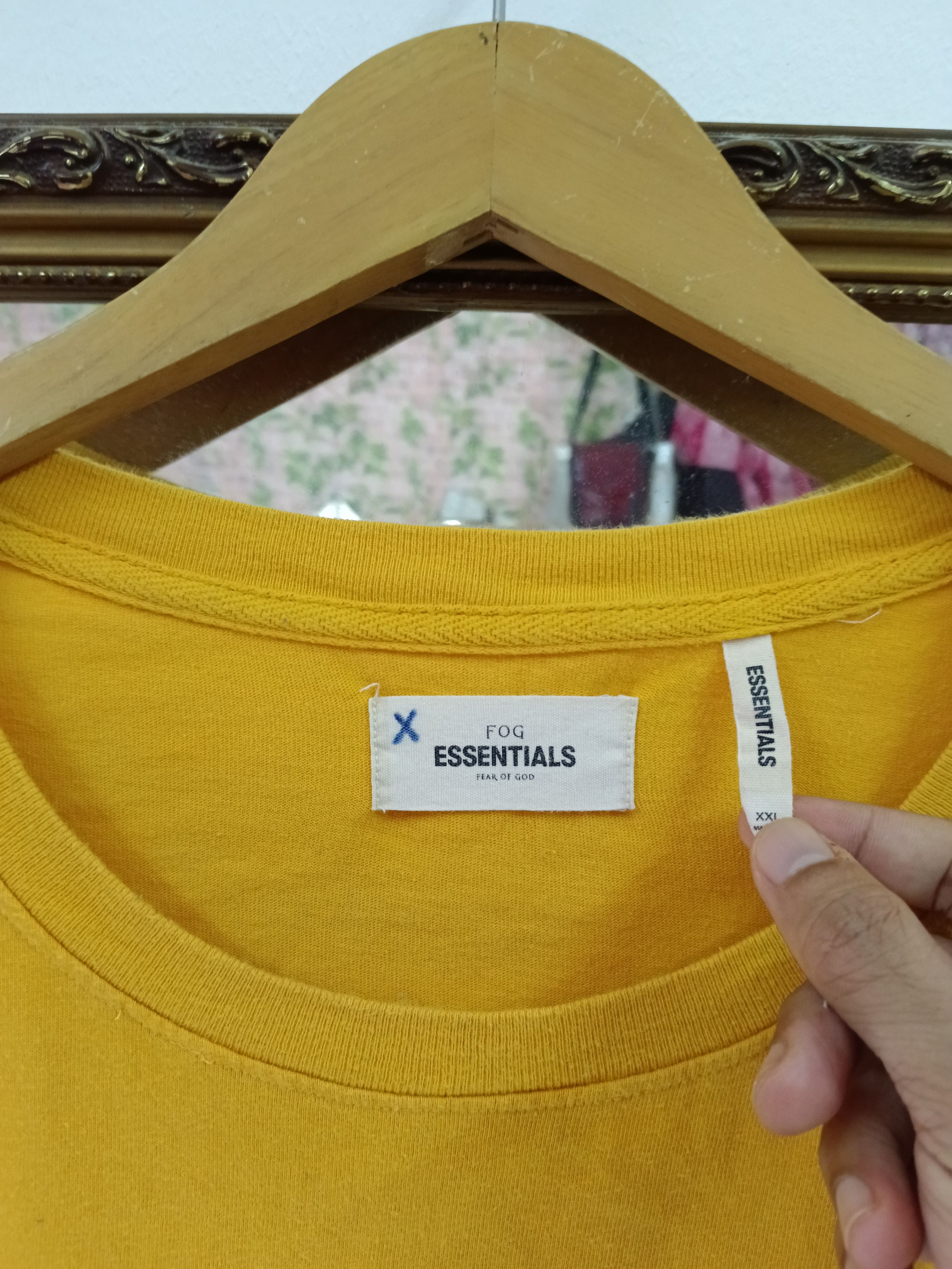 Essentials × Fear of God SICK🔥OG ESSENTIALS SPELLOUT LONG SLEEVE Size US XXL / EU 58 / 5 - 6 Thumbnail