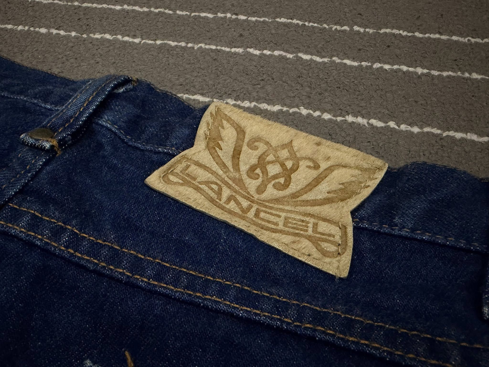 Lancel luxury denim LANCEL PARIS indigo japan W 38 3159 Size US 38 / EU 54 - 6 Thumbnail