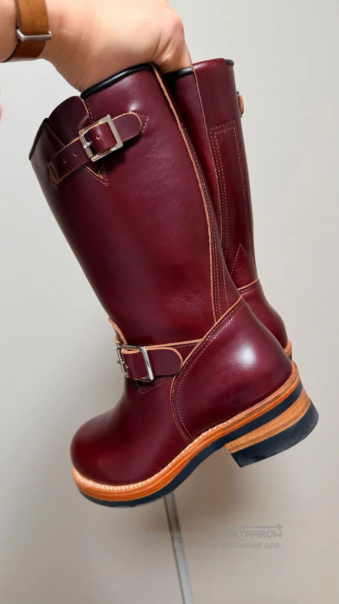 Play Cloths Vintage Motorcycle Engineer Boot. Size US 5 / IT 35 - 4 Thumbnail