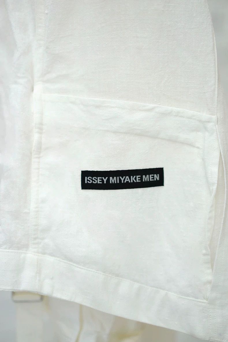 Issey Miyake Issey Miyake size:2 White linen coat Size M / US 6-8 / IT 42-44 - 4 Thumbnail
