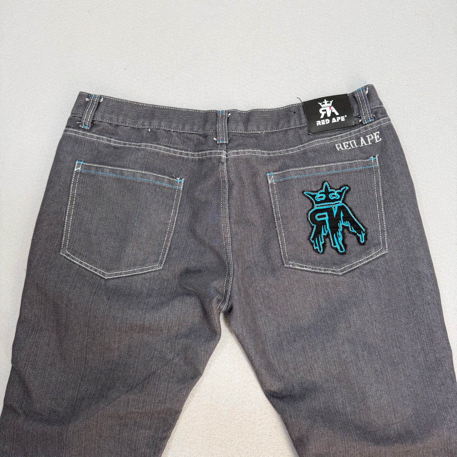 Vintage Vintage Red Ape Jeans 42x30 Embroidered Baggy Skater Cyber Size US 42 / EU 58 - 1 Thumbnail