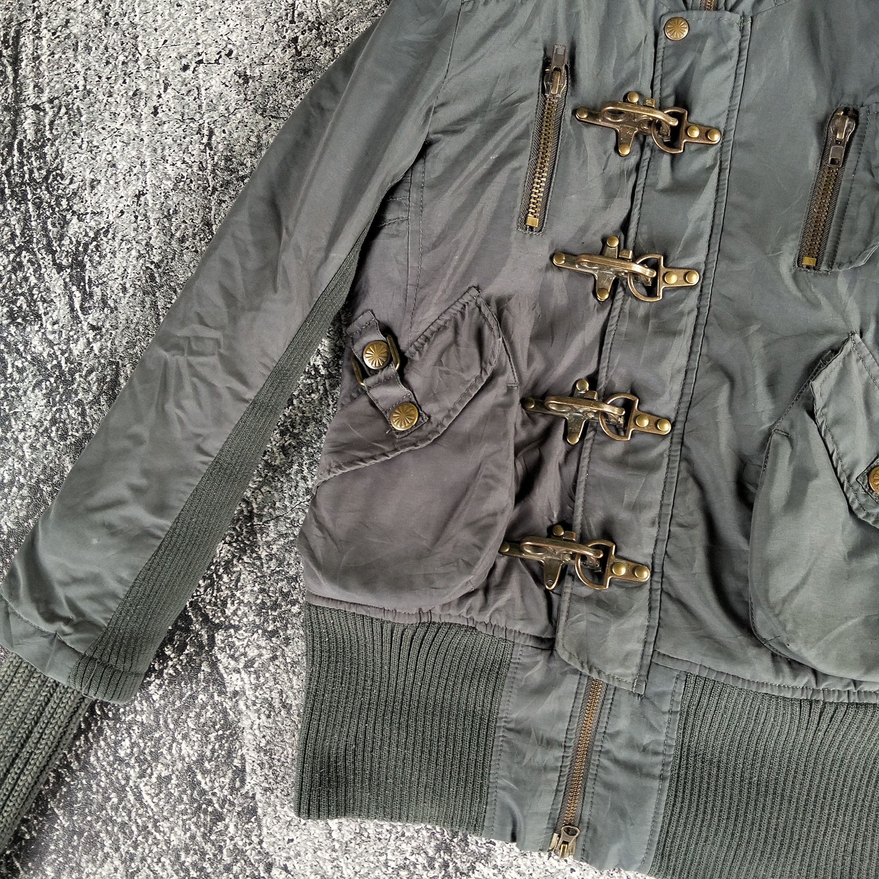 If Six Was Nine Japanese Madmind Fur Hoodie Bondage Jacket Lgb If6w9 Style Size US S / EU 44-46 / 1 - 4 Thumbnail