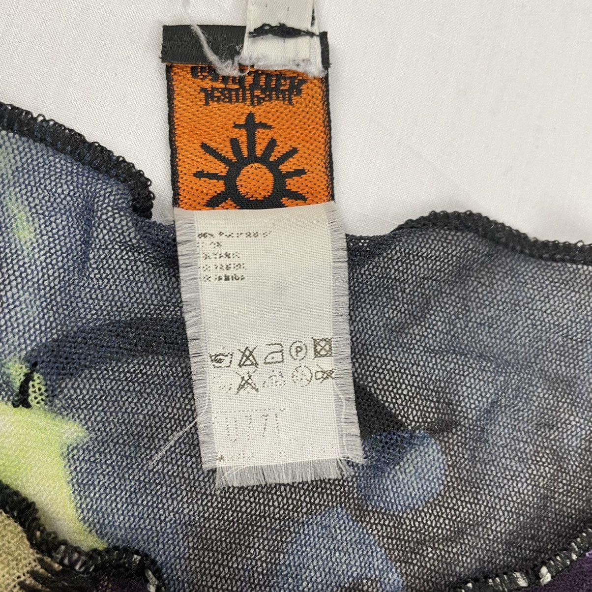Jean Paul Gaultier Jean Paul Gaultier Eye Applique Patchwork Mesh Top Vintage Size US S / EU 44-46 / 1 - 11 Thumbnail