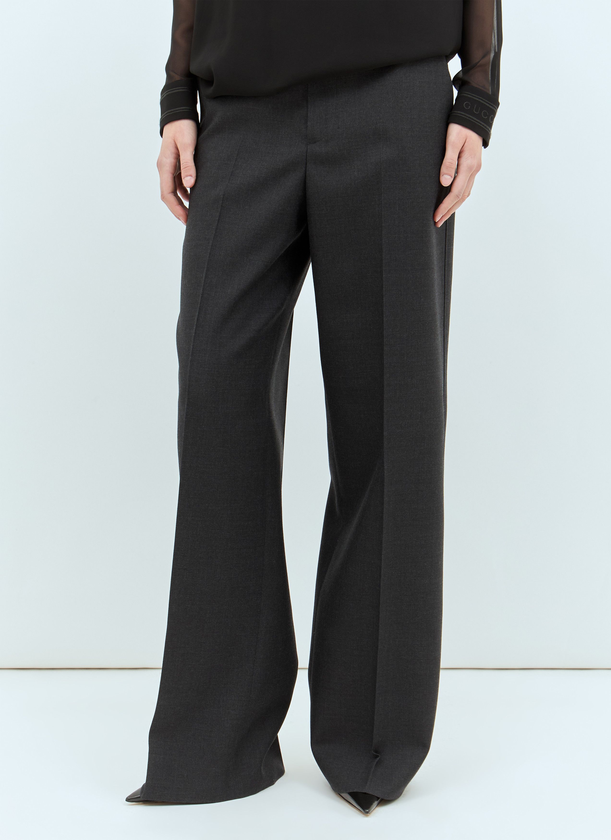 Gucci Wool Tailored Pants Size 28" / US 6 / IT 42 - 1 Thumbnail