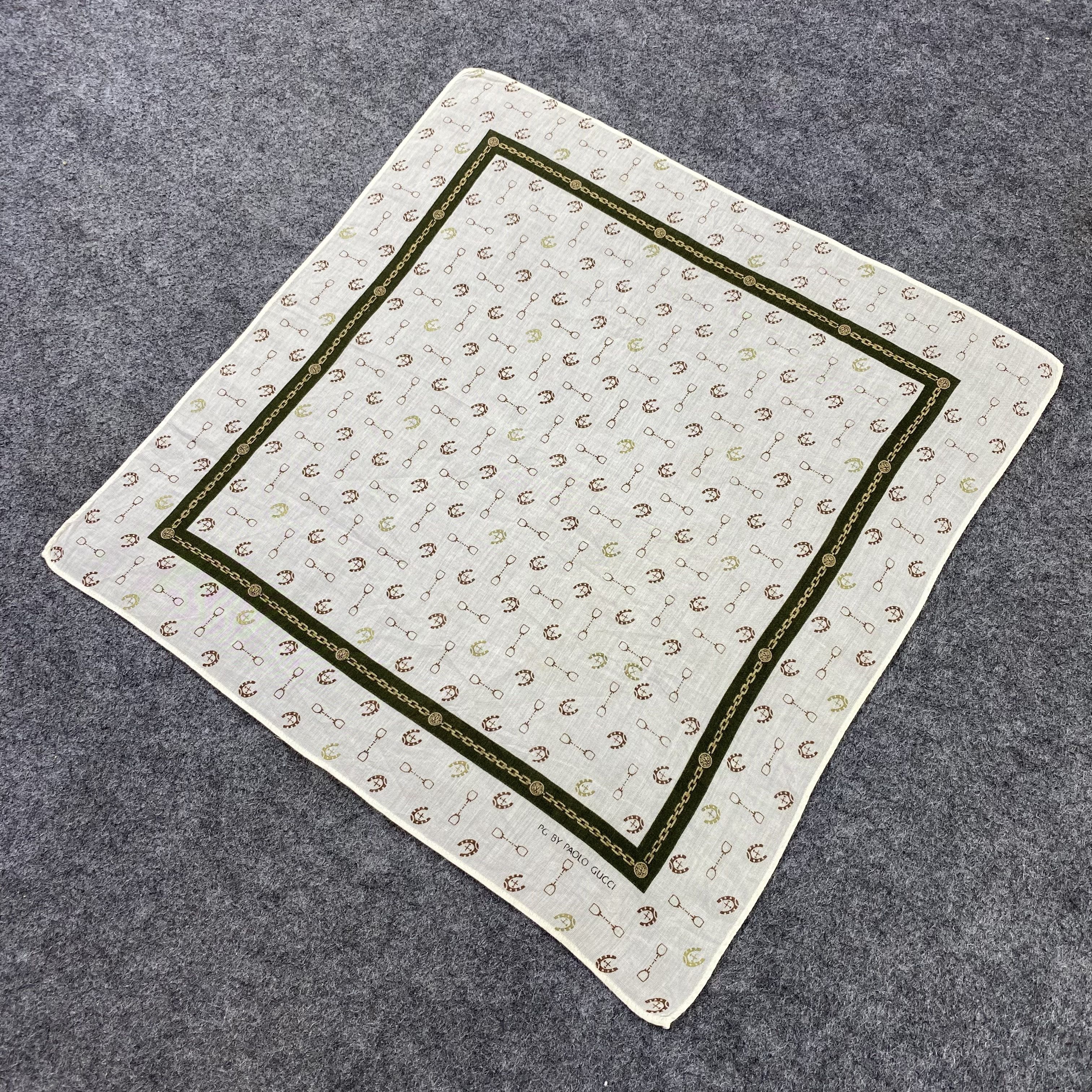 Paolo Gucci Paolo Gucci Handkerchief / Bandana / Neckerchief-B1341 Size ONE SIZE - 4 Thumbnail