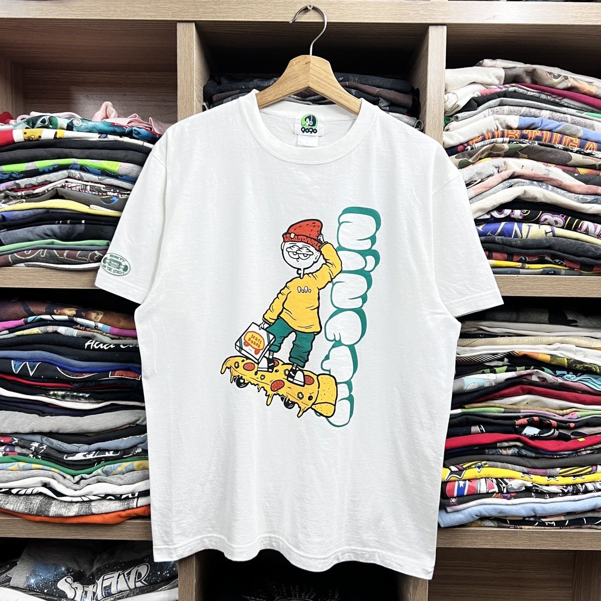 Vintage VTG NINETY SKATE BOARD TEE Size US L / EU 52-54 / 3 - 1 Thumbnail