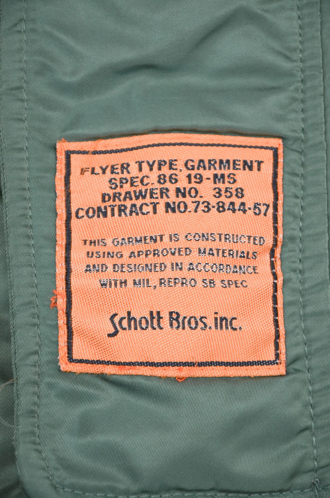 Schott Schott Flyer Type Military Vest Made in USA Size L Size US L / EU 52-54 / 3 - 4 Thumbnail