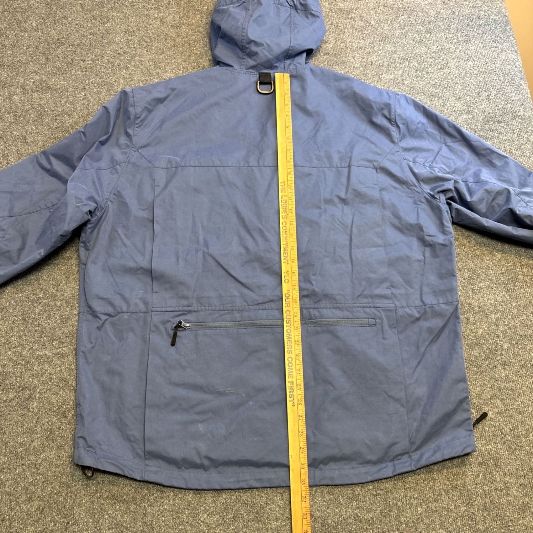 Vintage J L Powell Jacket Hooded Blue Men's XXL Full Zip Rain Size US XXL / EU 58 / 5 - 6 Thumbnail