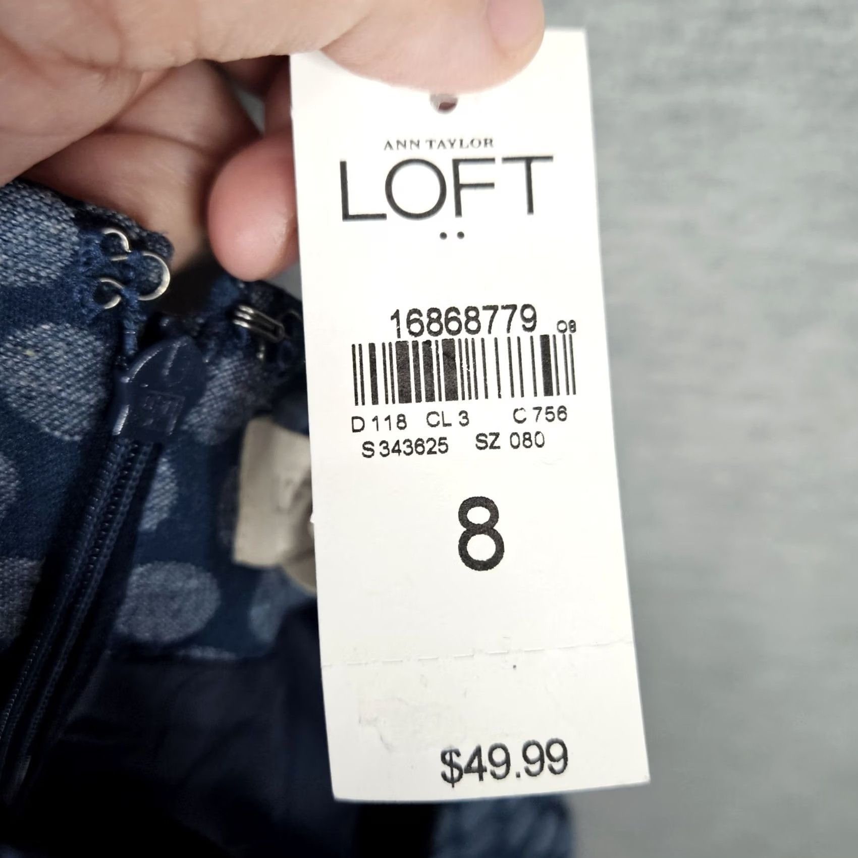 Loft Output: Loft By Ann Taylor Womens Pencil Skirt Size 8 Multicolor, Bow Waist, Light Polyester Size 30" / US 8 / IT 44 - 6 Thumbnail