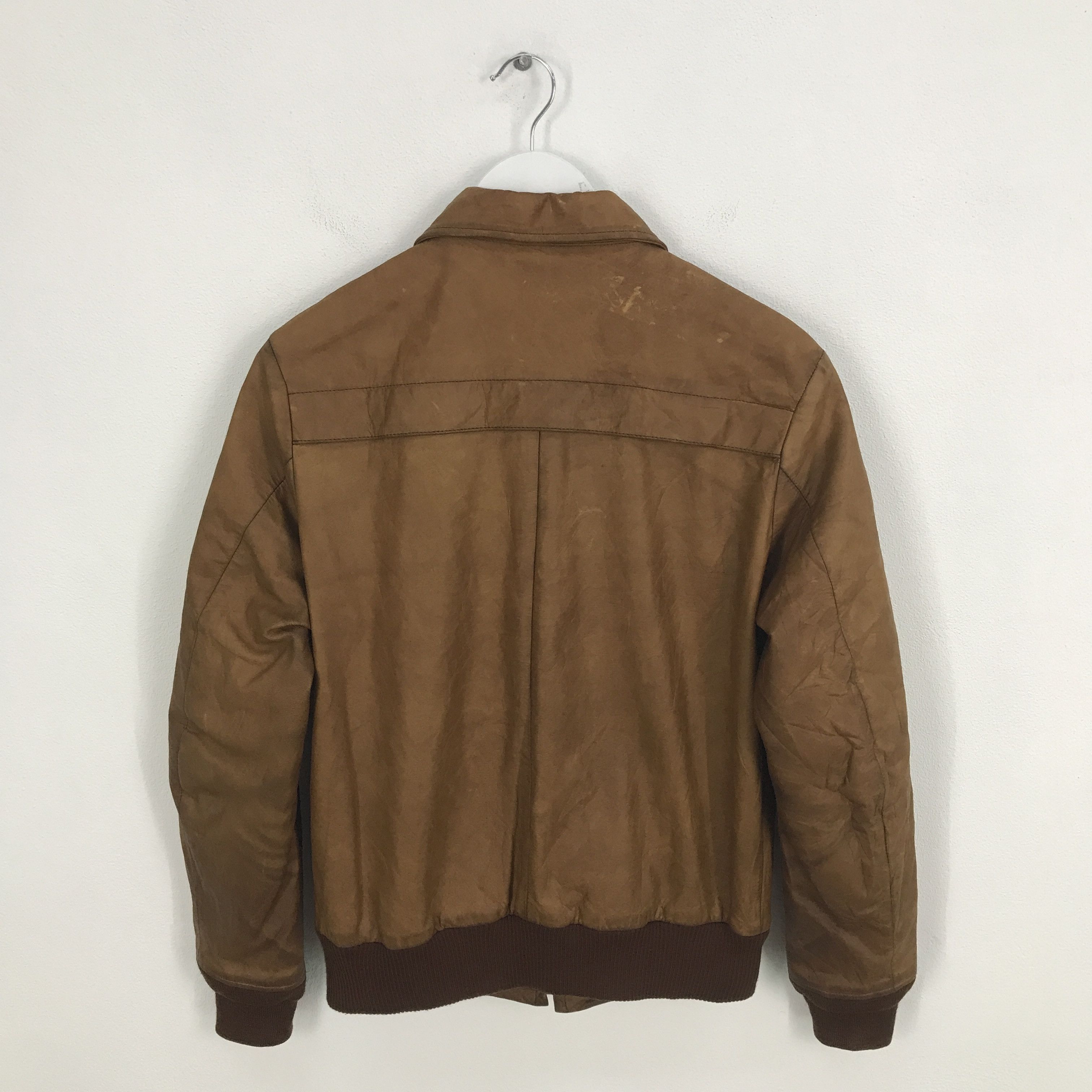 Japanese Brand Japan Liquid leather Bomber jacket Size US M / EU 48-50 / 2 - 3 Thumbnail
