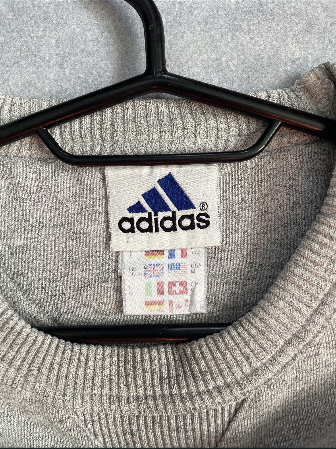 Adidas Adidas Streetwear Vintage Big Logo Sweatshirt Size US S / EU 44-46 / 1 - 5 Thumbnail
