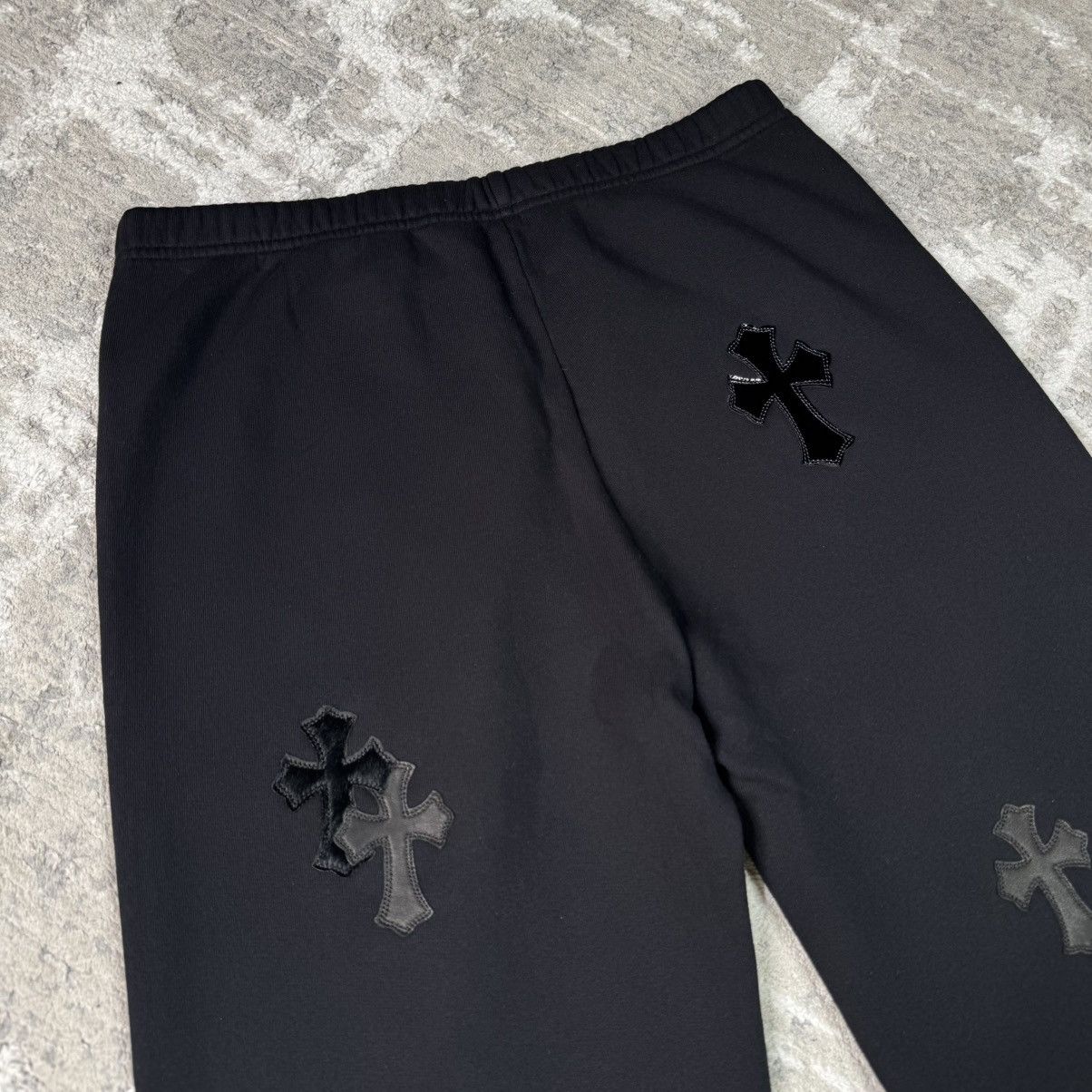 Chrome Hearts Leather Cross patch sweatpants Size US 32 / EU 48 - 10 Thumbnail