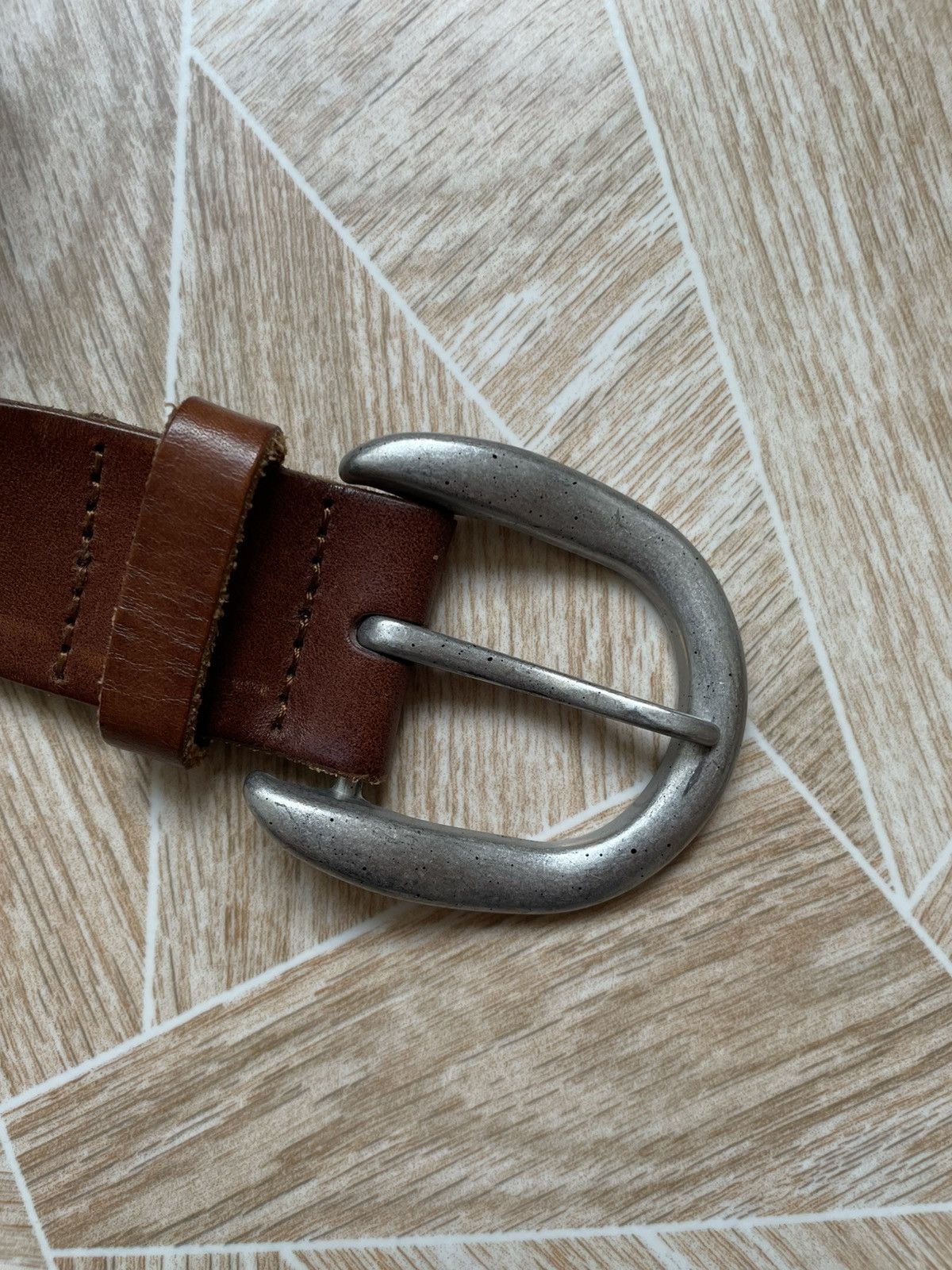 Designer × LIEBESKIND BERLIN Designer Liebeskind Berlin Cow Leather Metal Buckle Belt Size ONE SIZE - 2 Thumbnail