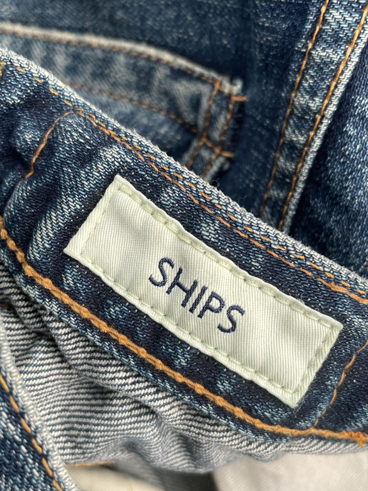 Japanese Brand Ships Redline Selvedge Denim Size US 36 / EU 52 - 17 Thumbnail