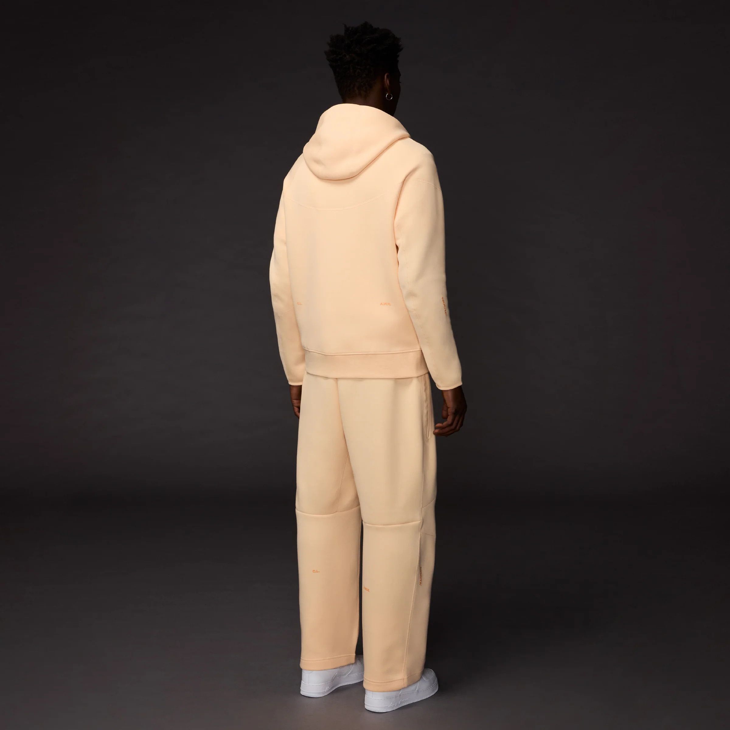 Drake Nike x NOCTA Tech Fleece Full Zip Hoodie Ice Peach Size US XXL / EU 58 / 5 - 7 Thumbnail