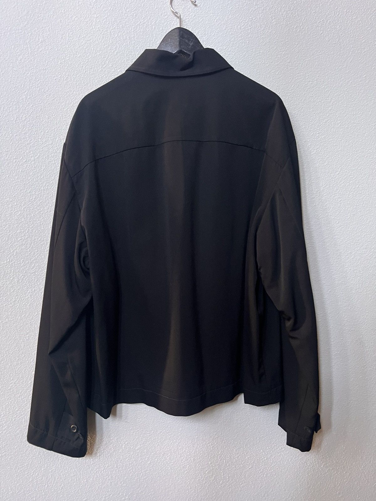 Evan Kinori Tropical wool zip jacket xl black Size US XL / EU 56 / 4 - 2 Thumbnail