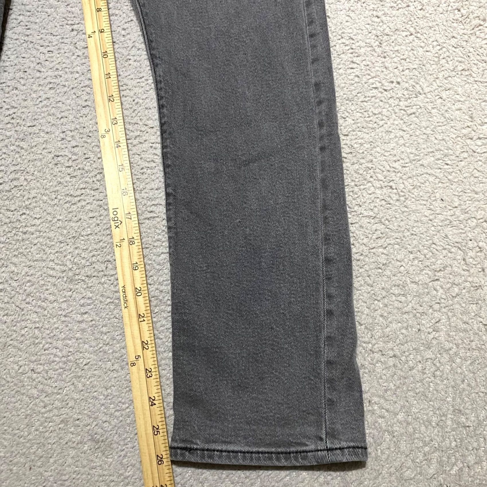 Levi's Levi's Womens Jeans Gray Denim Wedgie Straight Button Fly Medium Wash 90s Size 28" / US 6 / IT 42 - 7 Thumbnail