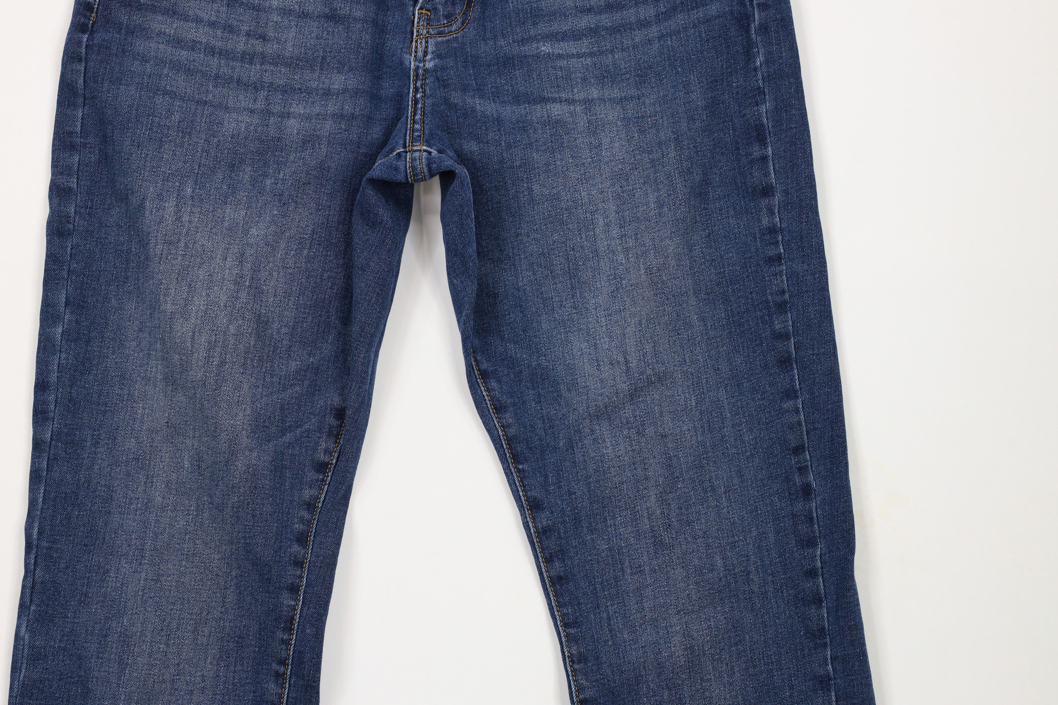Lucky Brand × Vintage Lucky Brand Athletic Straight Leg Stretch Denim Jeans Blue Size US 32 / EU 48 - 3 Thumbnail