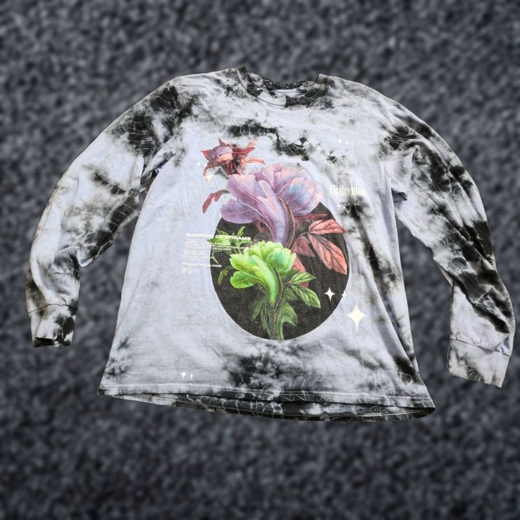 Doublet Civil Regime T-Shirt Garden Of Dreams Long Sleeve Tie Dye Double Sided Crew Neck Mens M Blue Cotton VINTAGE No Size US M / EU 48-50 / 2 - 1 Thumbnail