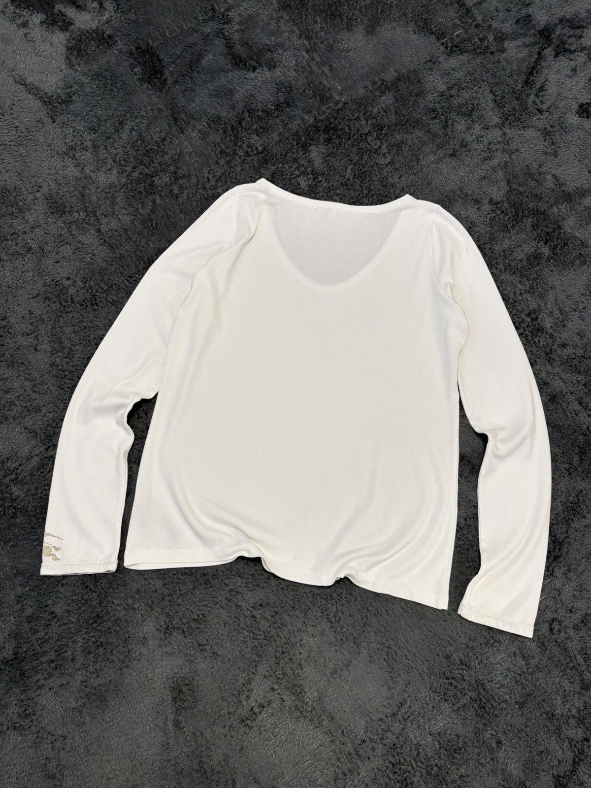 Burberry Burberry Brit Basic White Longsleeve Size XL / US 12-14 / IT 48-50 - 6 Thumbnail