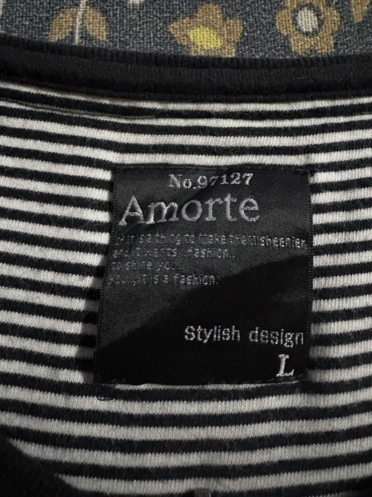 Japanese Brand Japanese Brand Amorte Punk Design T-Shirt Size US M / EU 48-50 / 2 - 5 Thumbnail