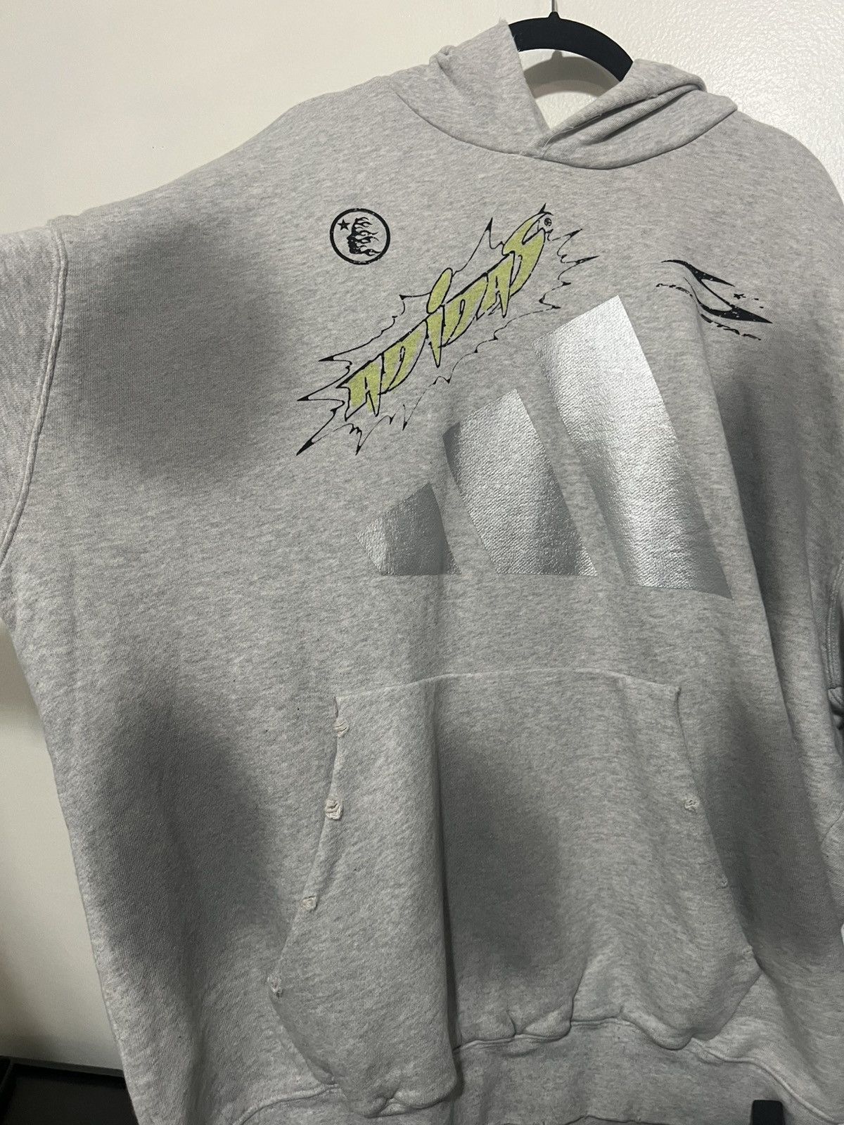 HELLSTAR Hellstar x Adidas x Anthony Edwards Hoodie Size US L / EU 52-54 / 3 - 1 Thumbnail