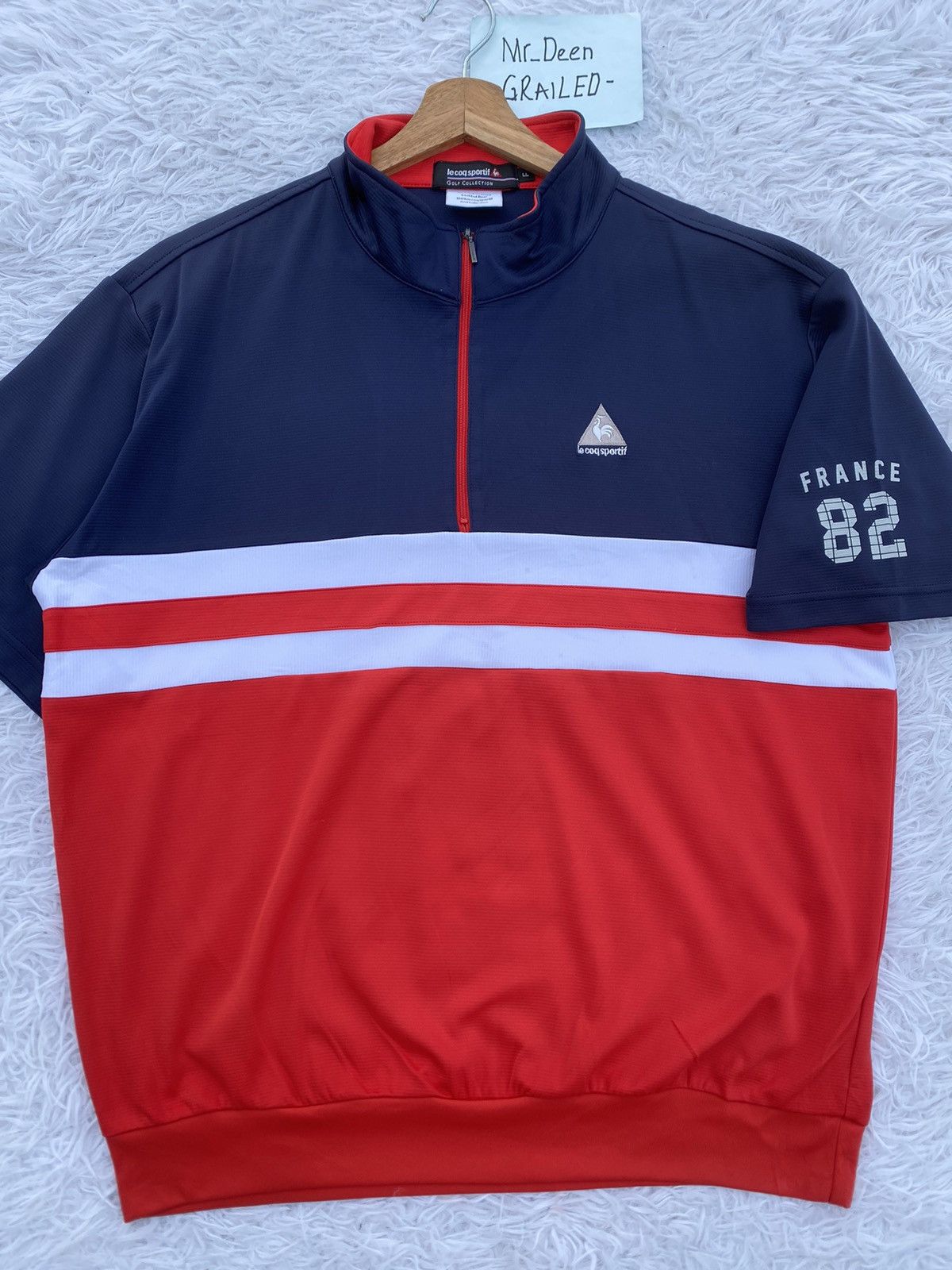 Le Coq Sportif Rare Vintage Le Coq Sportif Colour Block Shirt Size US L / EU 52-54 / 3 - 5 Thumbnail