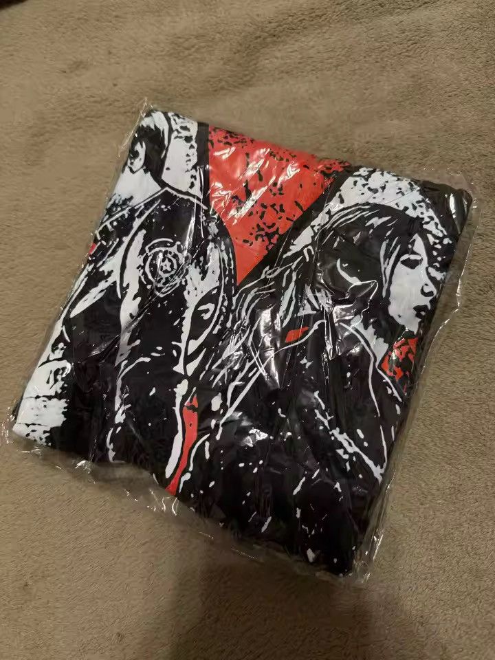 Japanese Brand Washed Black T-shirt Street Clothing Pattern Resident Evil Size US L / EU 52-54 / 3 - 4 Thumbnail