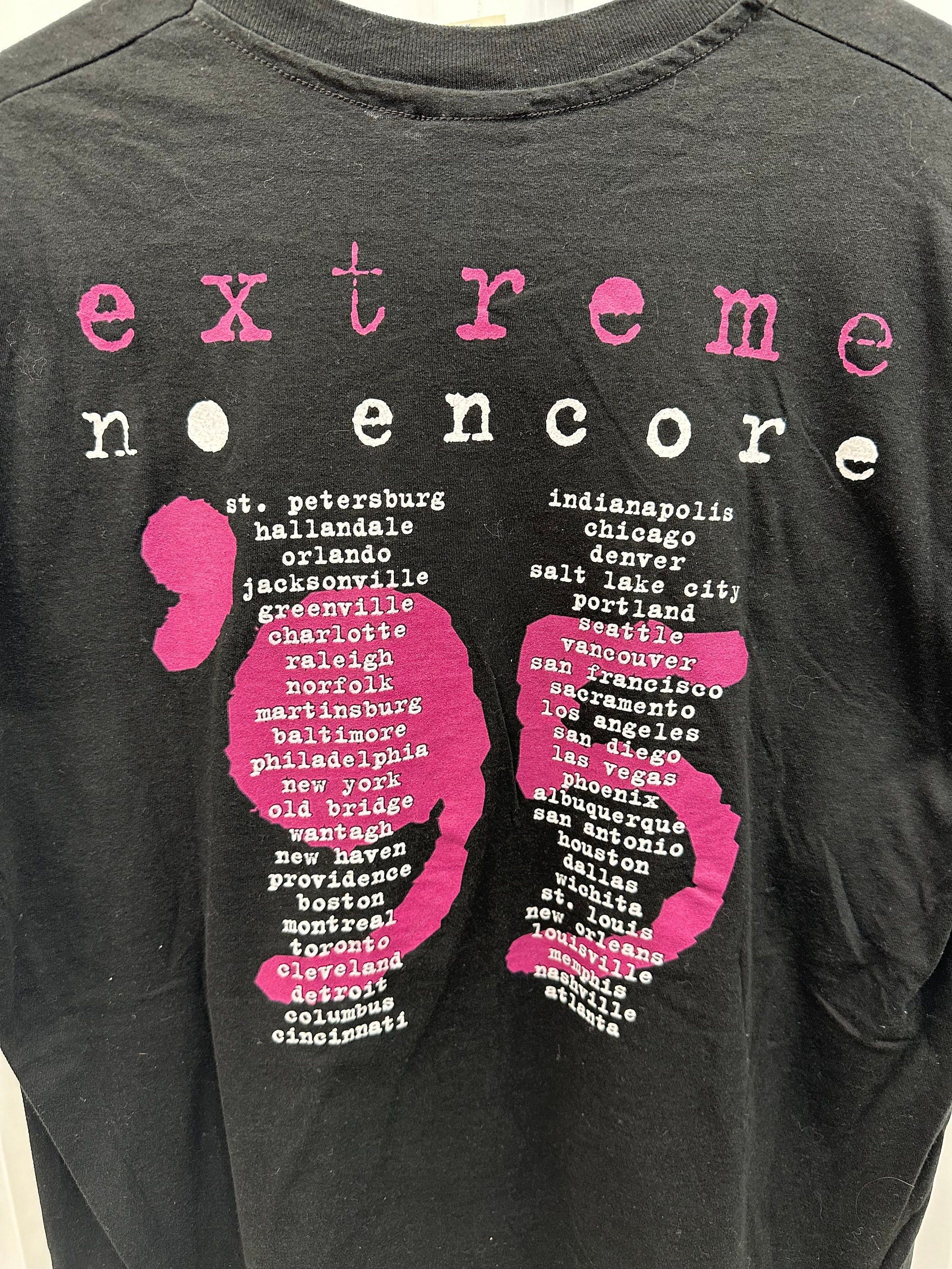 Band Tees RARE Extreme No Encore 1995 Japan Tour Tshirt XL Size US XL / EU 56 / 4 - 4 Thumbnail