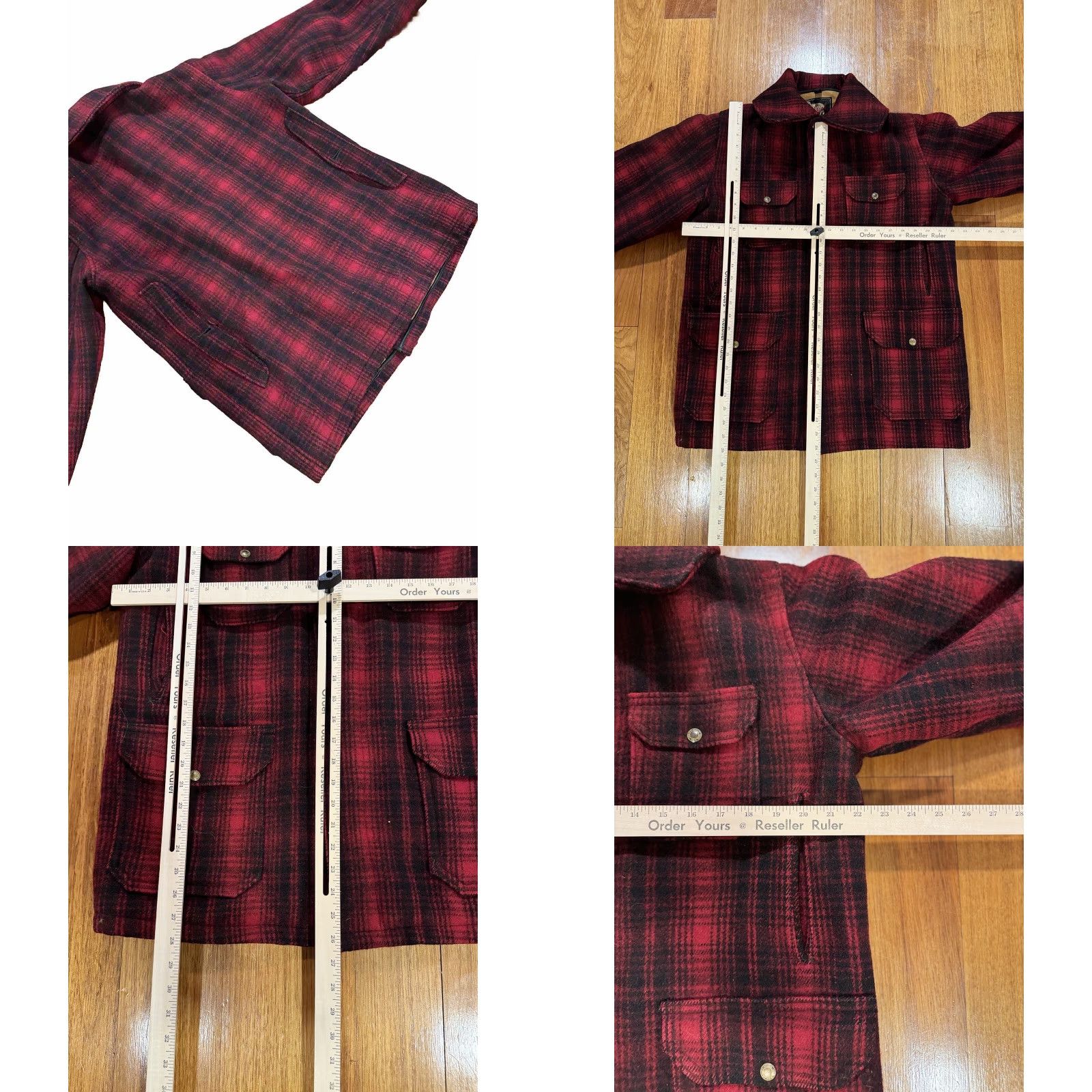 Vintage VINTAGE Woolrich Mackinaw 503 Buffalo Plaid Hunting Jacket Field Coat Sz 40 Size US XXS / EU 40 - 8 Thumbnail