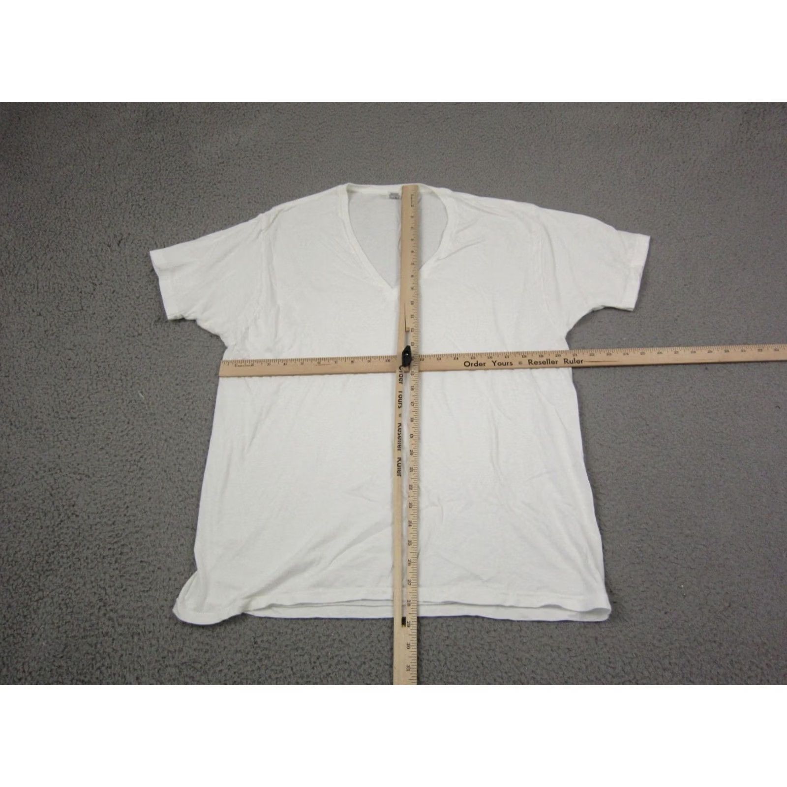 Jockey VINTAGE Jockey Shirt Mens XL White Single Stitch Blank Made USA Size US XL / EU 56 / 4 - 5 Thumbnail