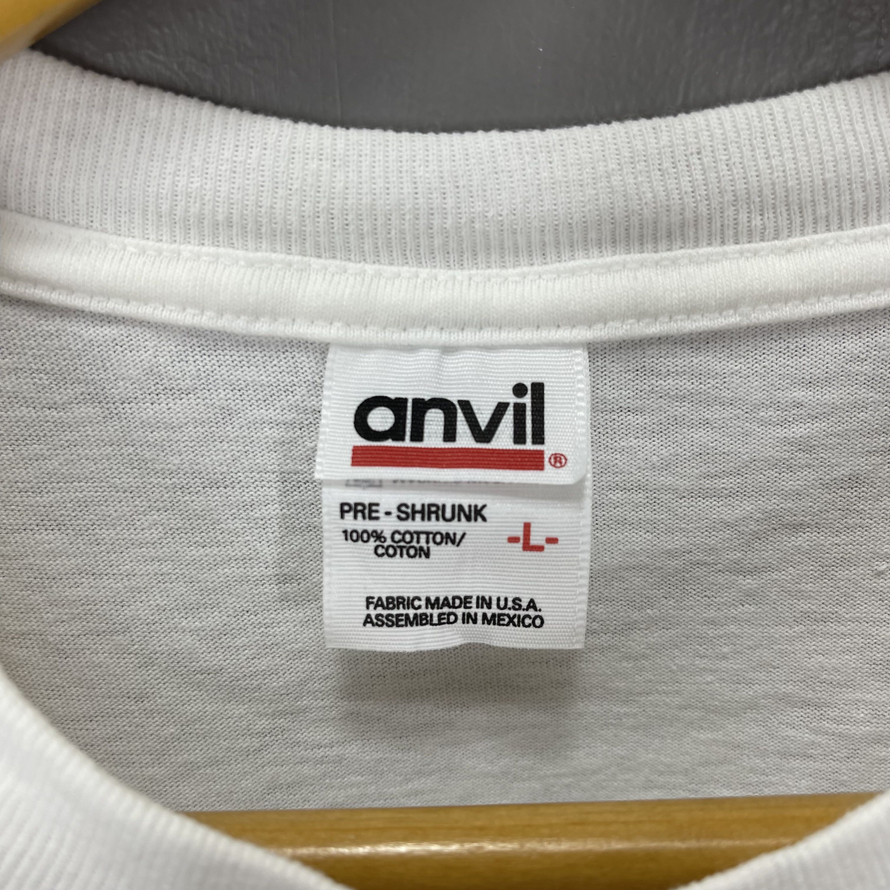 Anvil Vintage CHIGASAKI CITY by ANVIL Crew Neck T Shirt #1741/07 Size US L / EU 52-54 / 3 - 4 Thumbnail